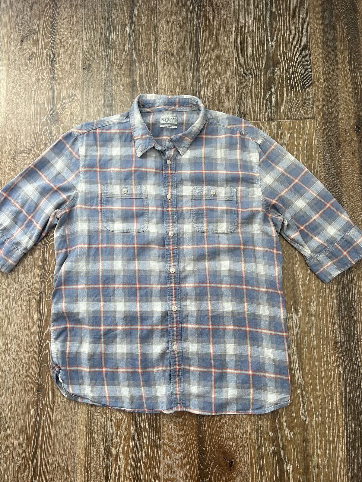 Allsaints Allsaints plaid pattern short sleeve button up shirt Size US L / EU 52-54 / 3 - 1 Thumbnail