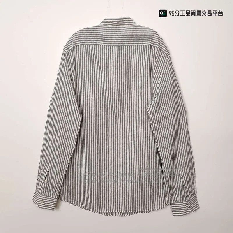 Brunello Cucinelli Brunello Cucinelli Linen Striped Unisex Shirt. Size US M / EU 48-50 / 2 - 3 Thumbnail