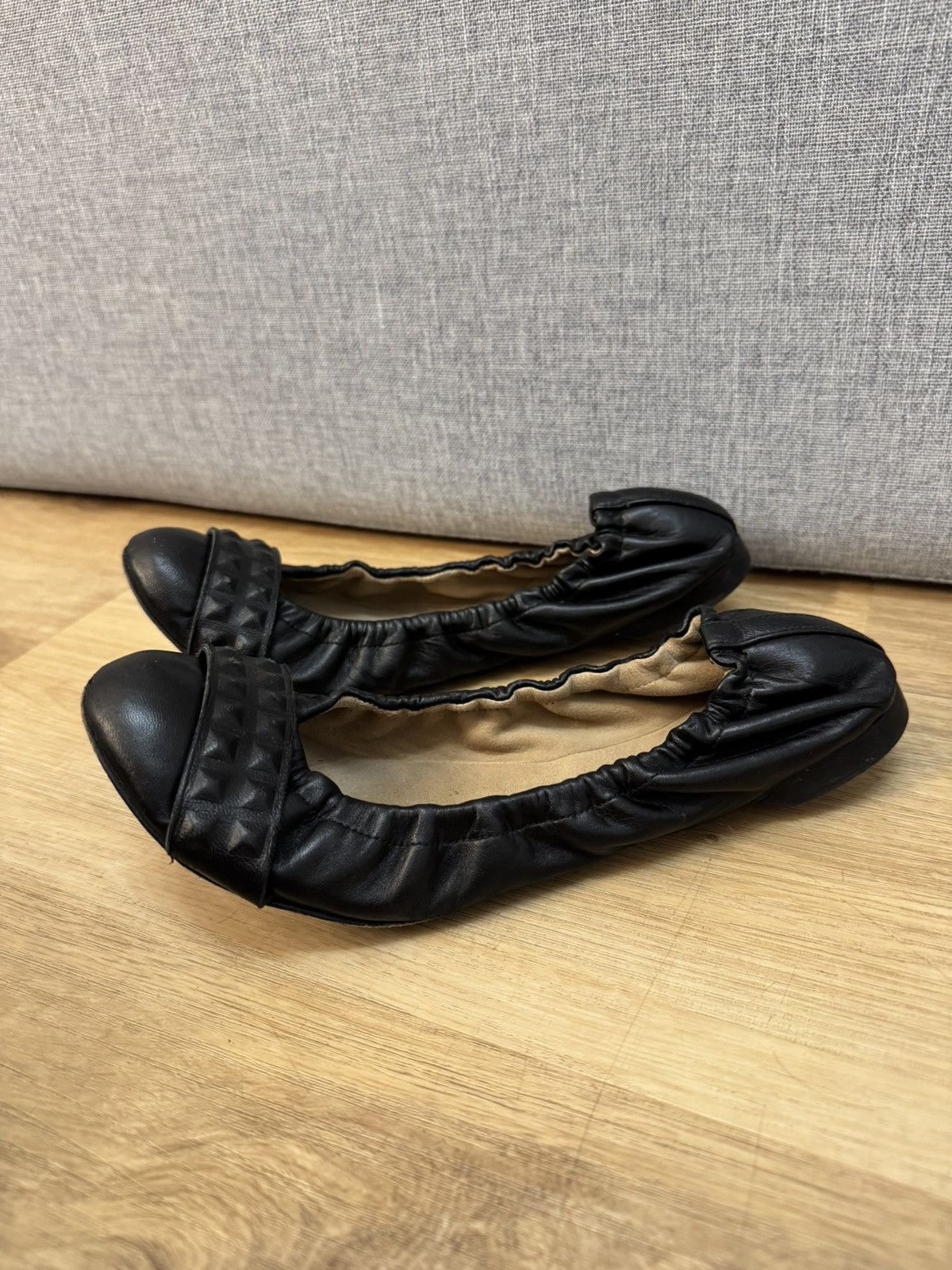 Barbara Bui Barbara Bui ballerinas Leather Flats Black size 39 Size US 9 / IT 39 - 2 Thumbnail