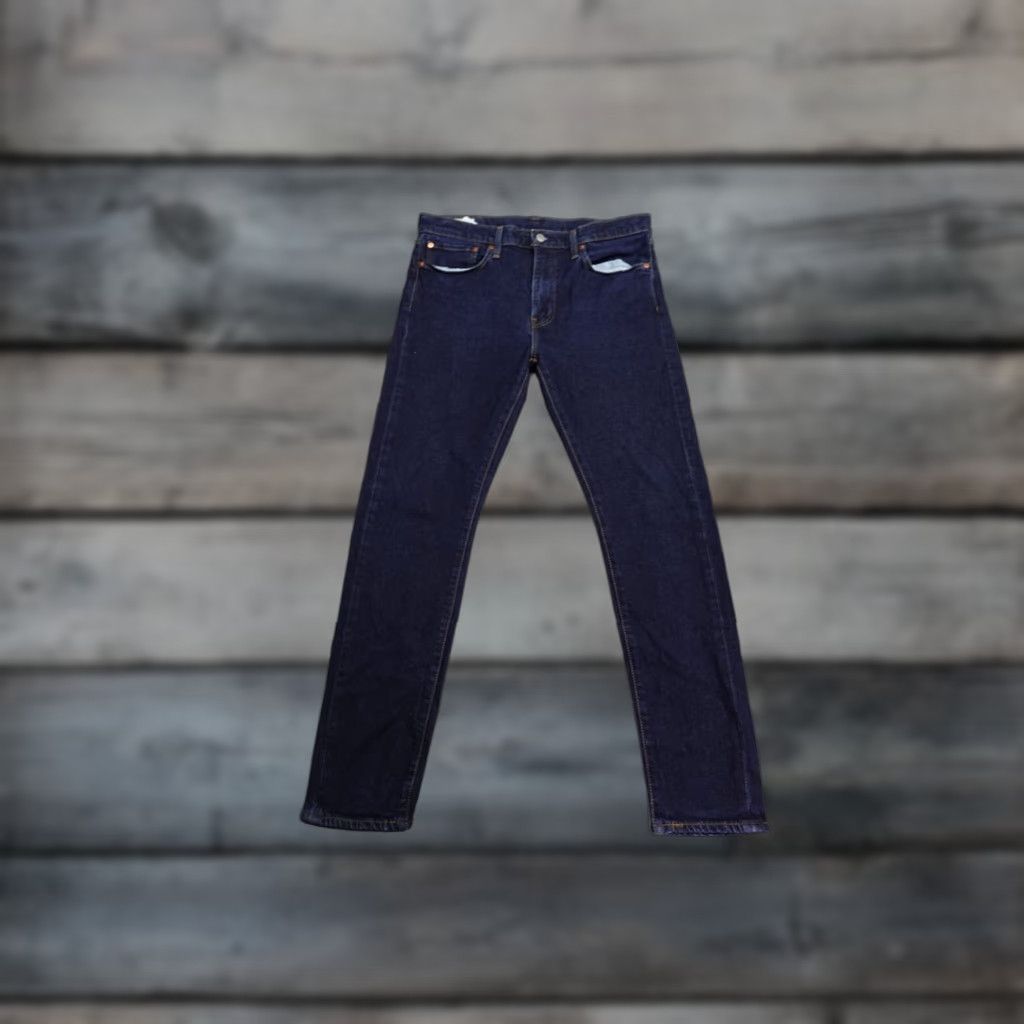 Levi's Levi's 518 Jeans Mens 34x32 Blue Regular Fit Western Cowboy Rancher Dark Wash Size US 34 / EU 50 - 1 Thumbnail
