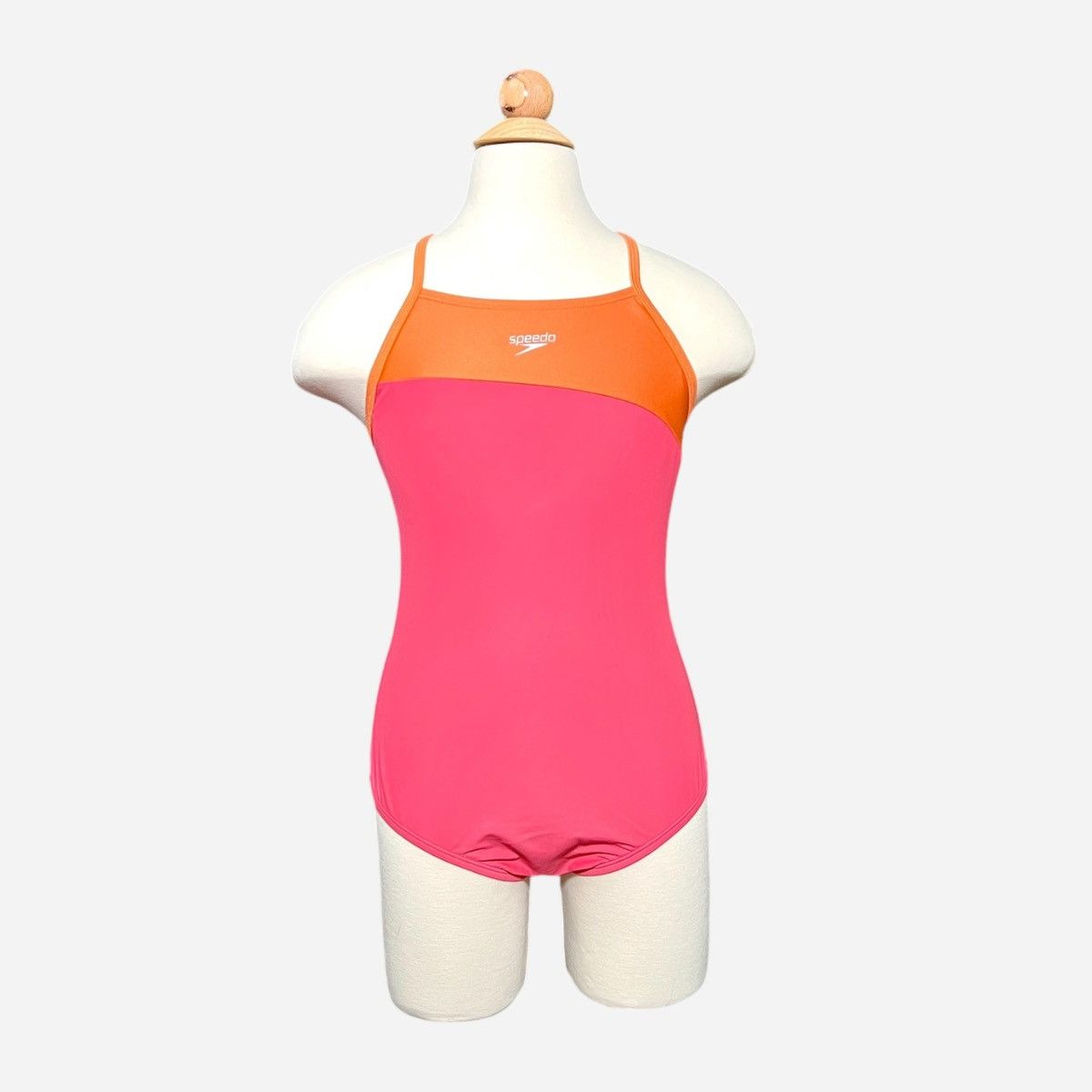 Speedo Speedo Big Girls Shimmer One Piece Swimsuit Sz 14 Size ONE SIZE - 2 Thumbnail
