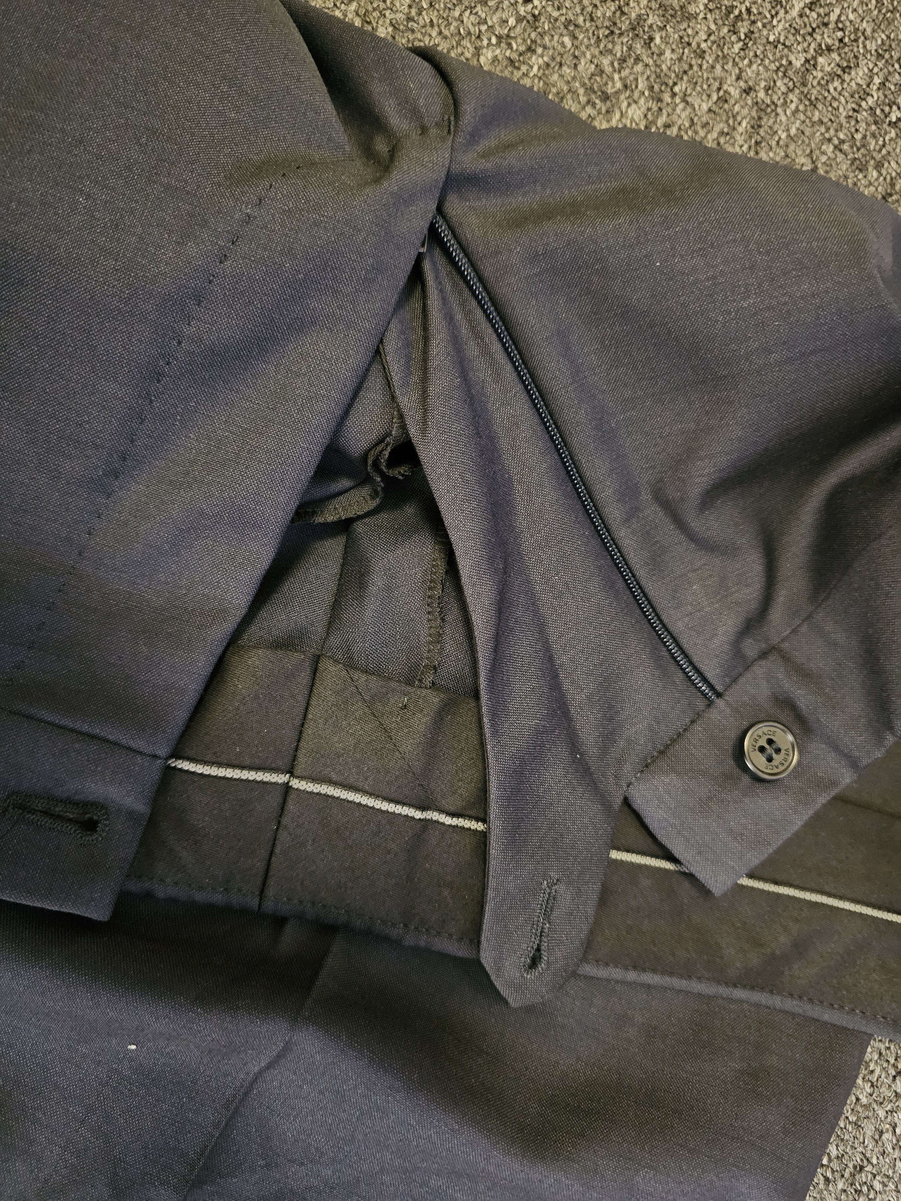 Versace Versace Men's Wool Suit Pants Size 52 Size US 36 / EU 52 - 6 Thumbnail