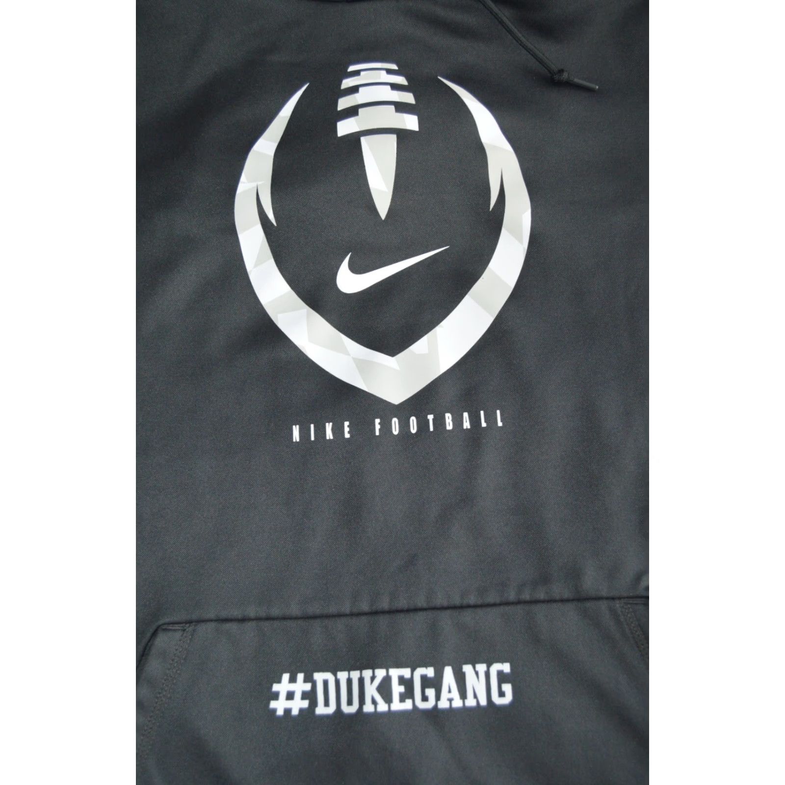 Nike Nike Football Dry-Fit Men's Pullover Hoodie Longsleeve L Gray Duke sgang Logo Sportswear Hoodie Mens Size US L / EU 52-54 / 3 - 4 Thumbnail