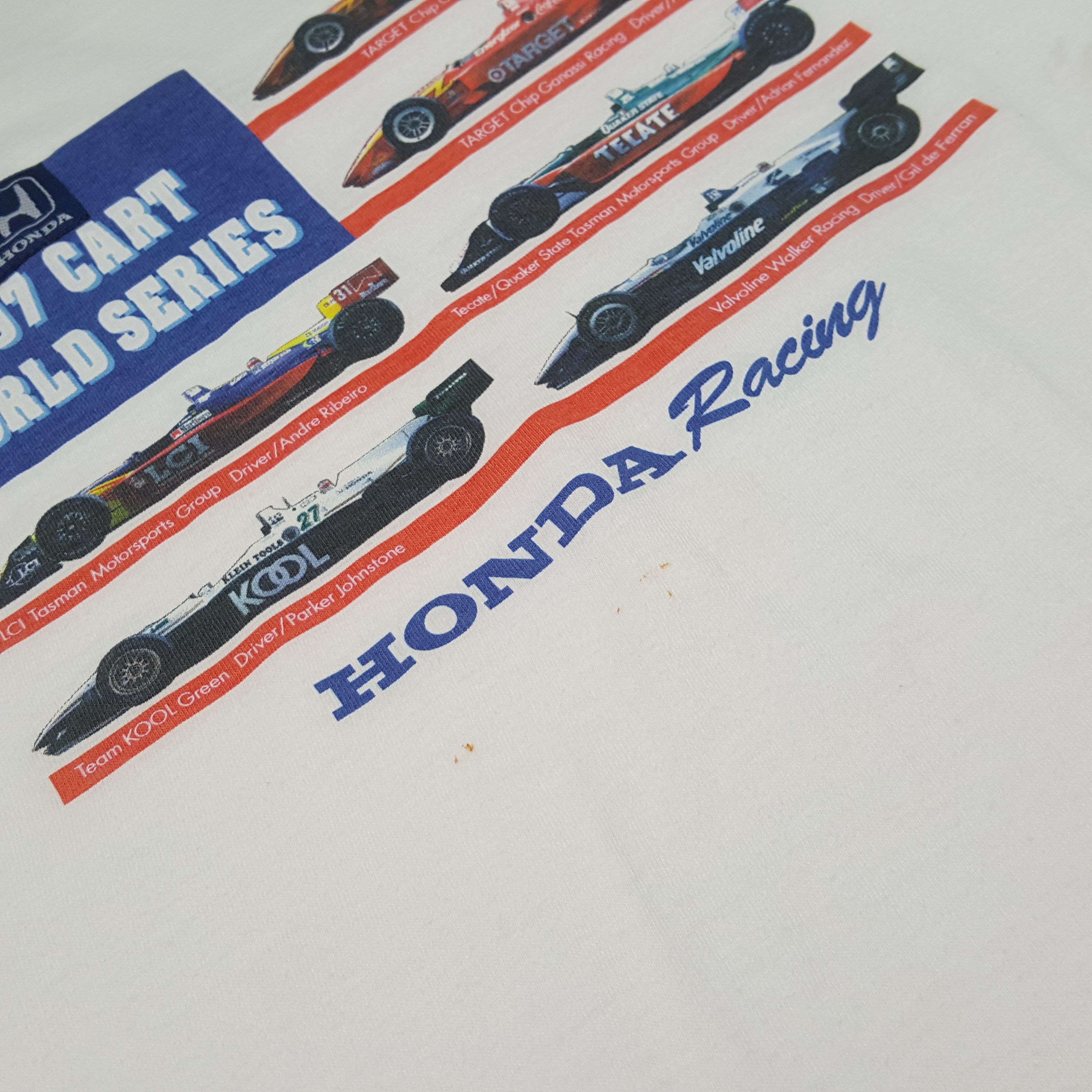 Honda Vintage Honda Racing F11997 Cart World Series T-shirt RR30 Size US L / EU 52-54 / 3 - 5 Thumbnail