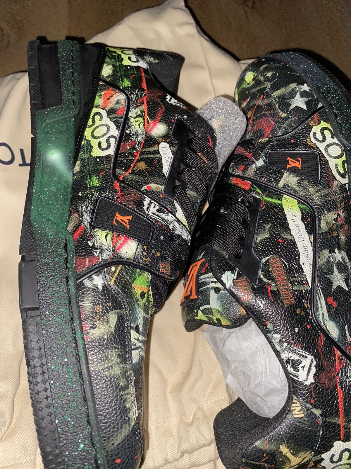 Louis Vuitton Louis Vuitton Trainer Rammellzee Size US 11 / EU 44 - 3 Thumbnail