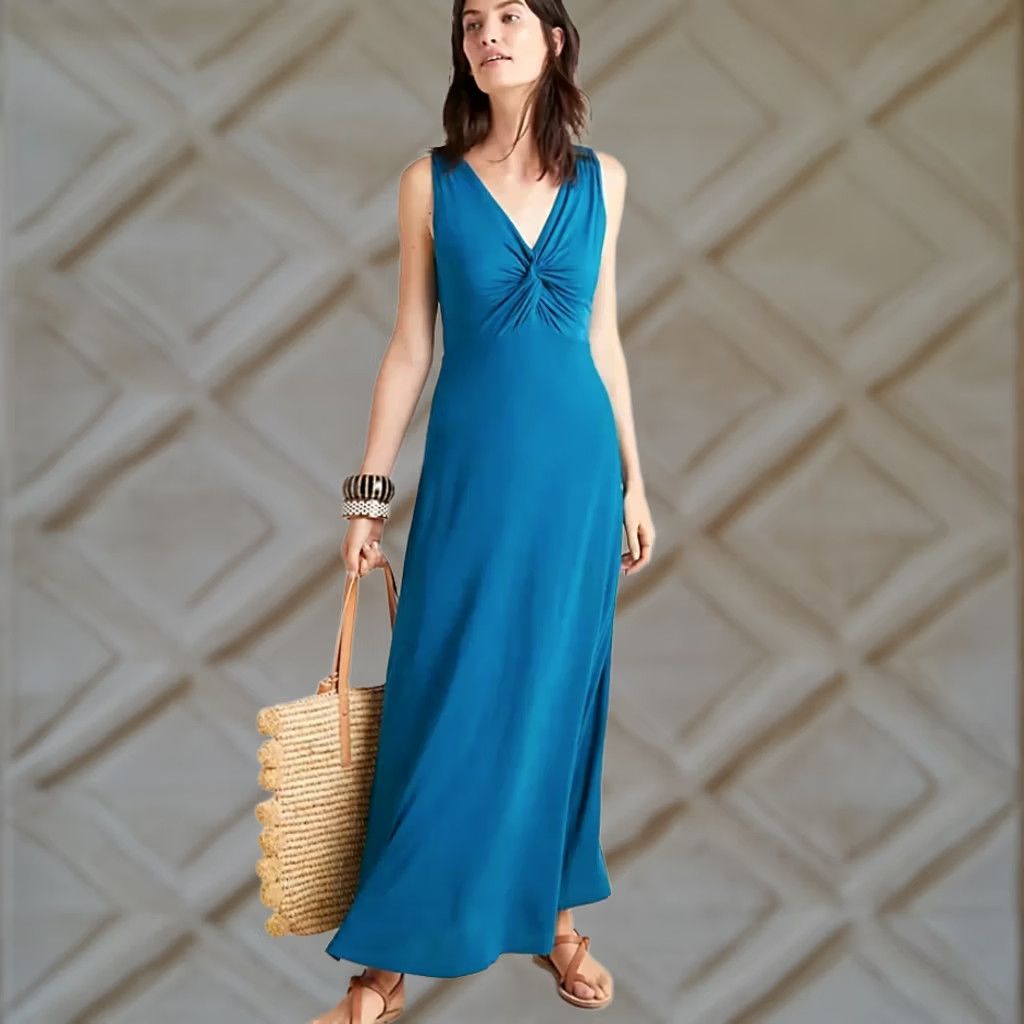 teal and brown bridesmaid dresses retrofete Meira Chiffon Dress in HIDE Dimension:58.5 L x 17.5 W x 36 H Inches Discover our grecian chiffon June Bridals Boho A-Line
