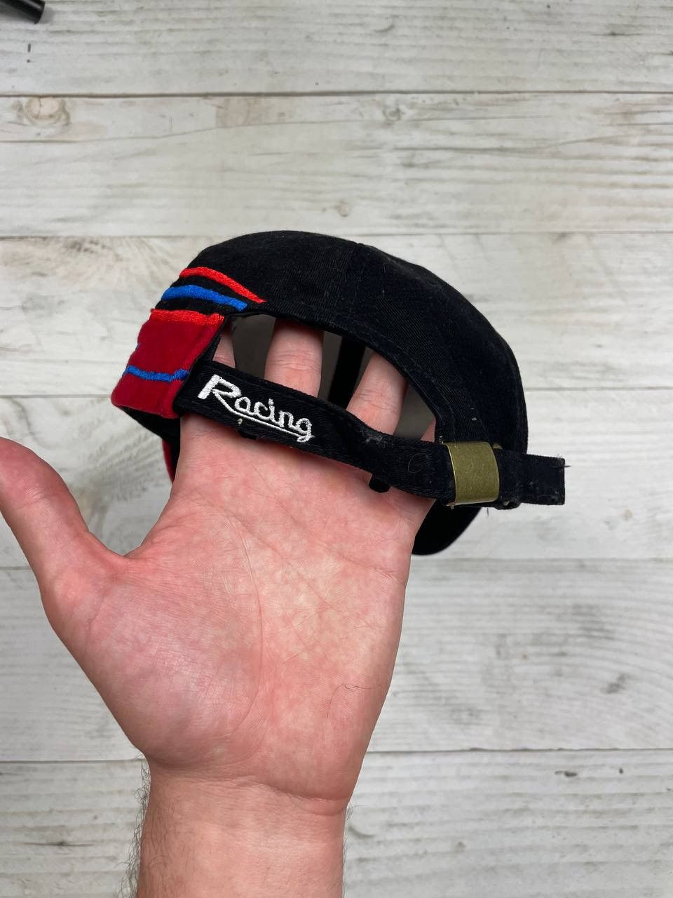 Vintage Vintage Racing Cap 90s F1 Nascar Size ONE SIZE - 8 Thumbnail