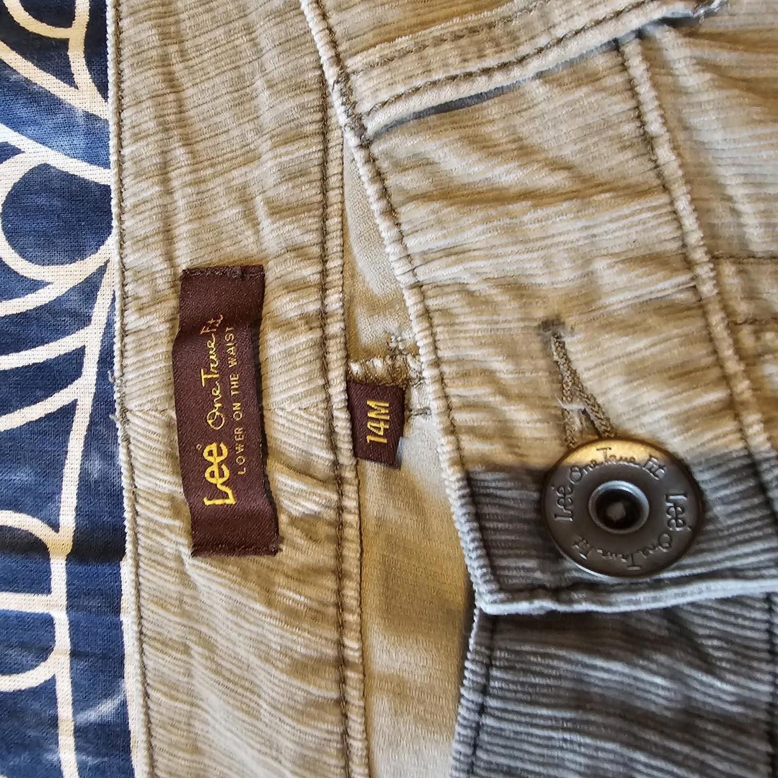 Lee Lee Women's Tan Corduroy Pants Size 36" / US 14 / IT 50 - 5 Thumbnail