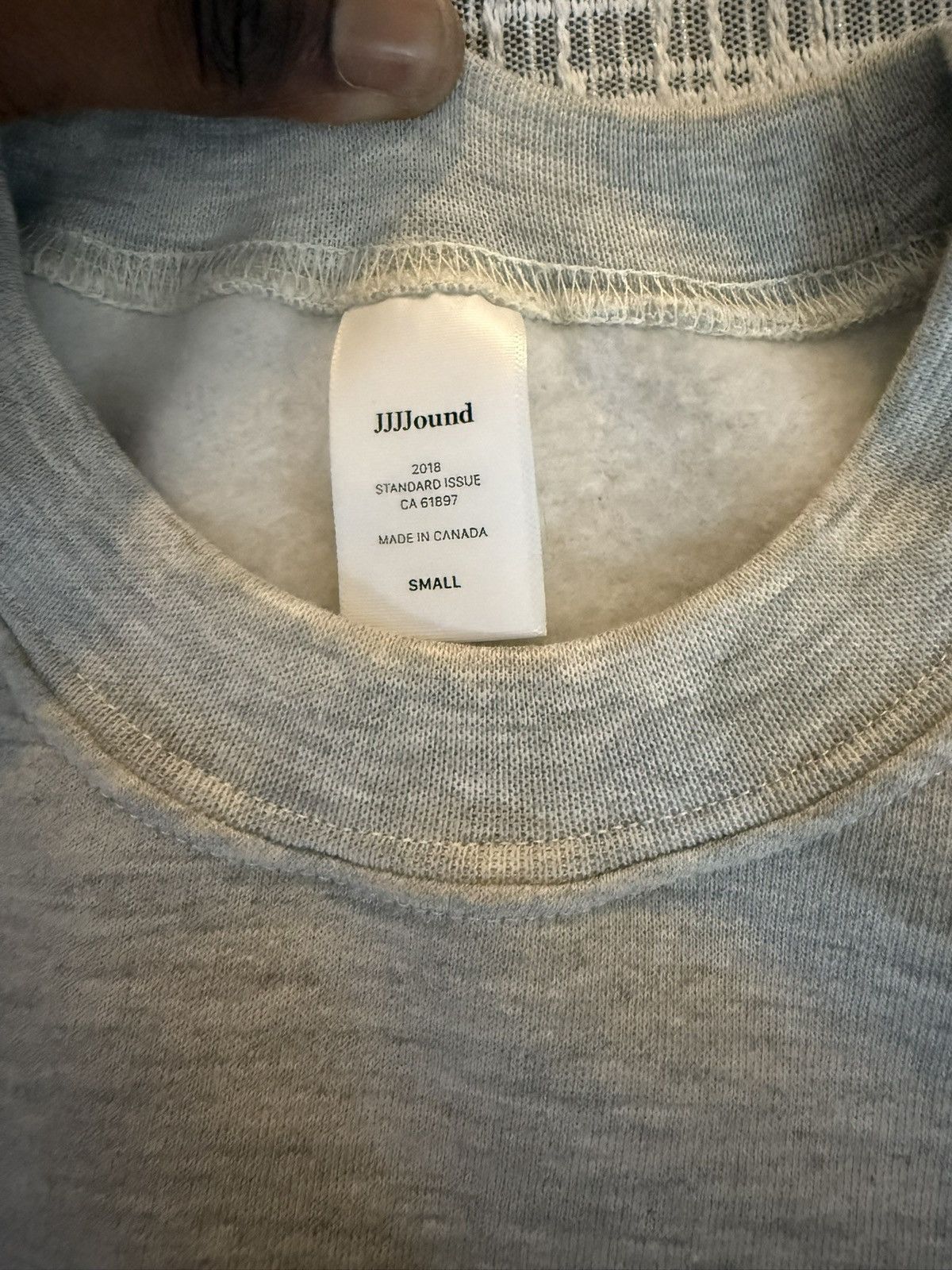 JJJJound JJJJound Men’s Basic Fit Standard Issue Crewneck Size US S / EU 44-46 / 1 - 3 Thumbnail