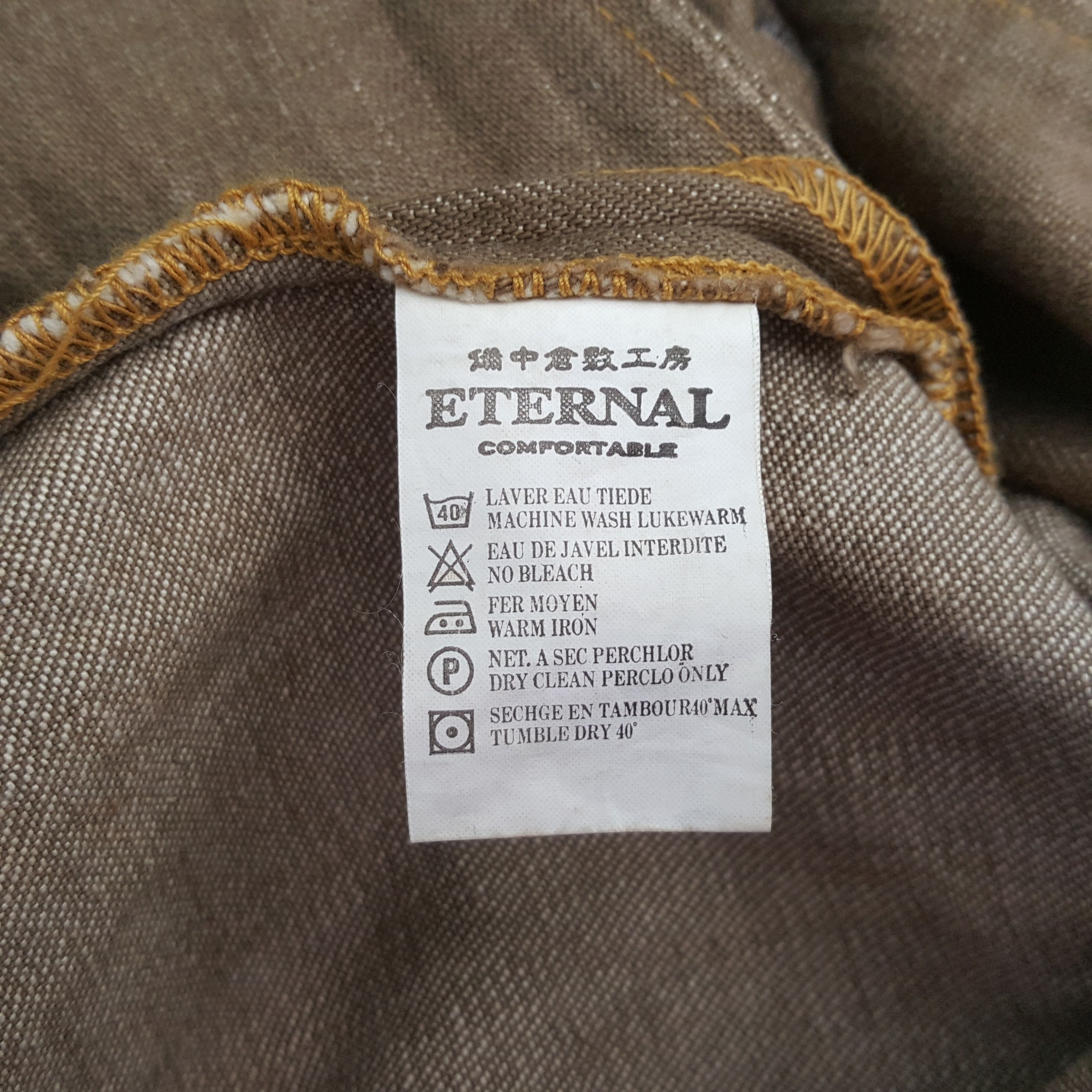 Japanese Brand Vintage Eternal Japanese Brand Denim Jacket RR9 Size US XS / EU 42 / 0 - 9 Thumbnail