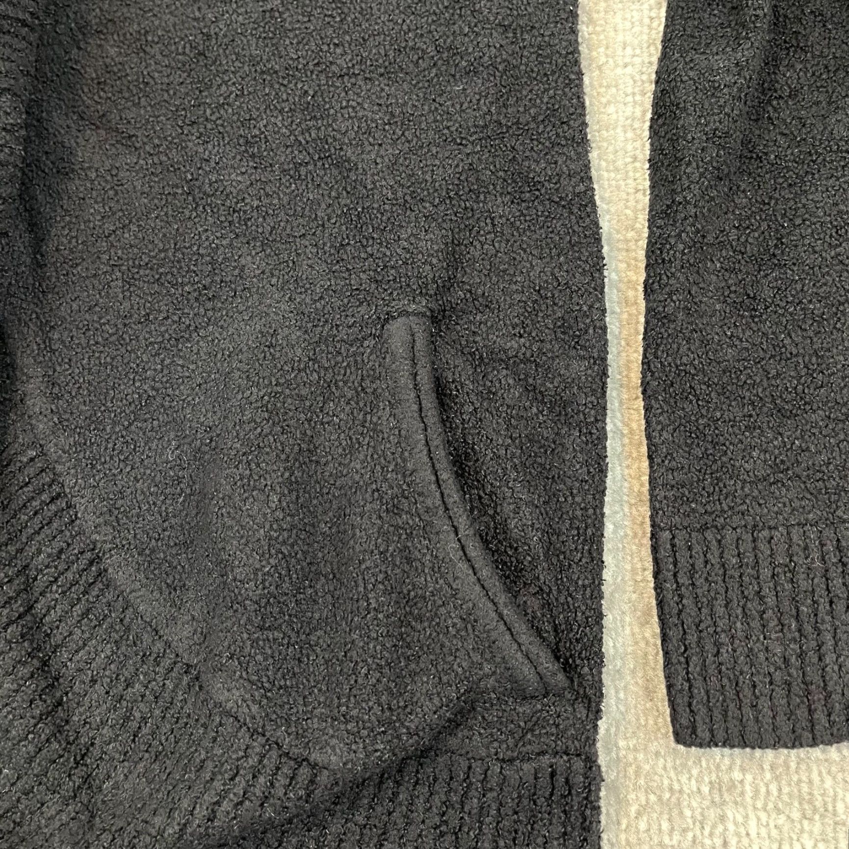 Vintage VINTAGE Barefoot Dreams Womens Cardigan Lounge CozyChic Lite Black Knitted Long Sleeve Casual Fall Spring Winter Women Size M / US 6-8 / IT 42-44 - 6 Thumbnail