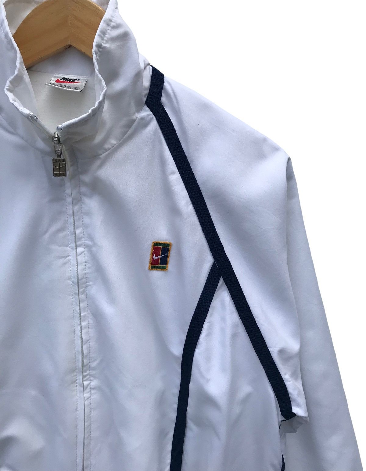 Nike Vintage 90s Nike Court Women Windbreaker Jacket Size M / US 6-8 / IT 42-44 - 5 Thumbnail