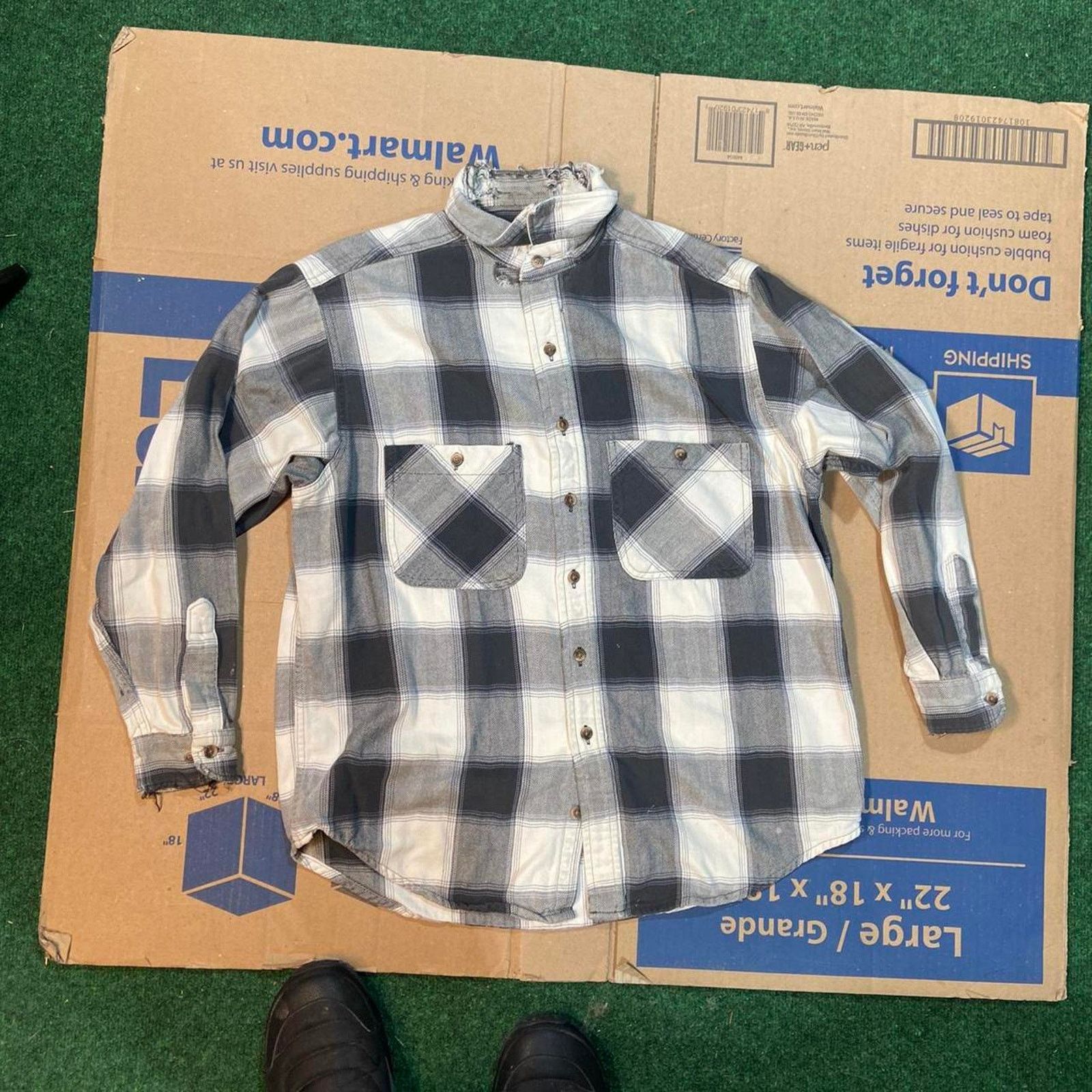 Wrangler 90s wrangler western flannel shirt Size US L / EU 52-54 / 3 - 3 Thumbnail