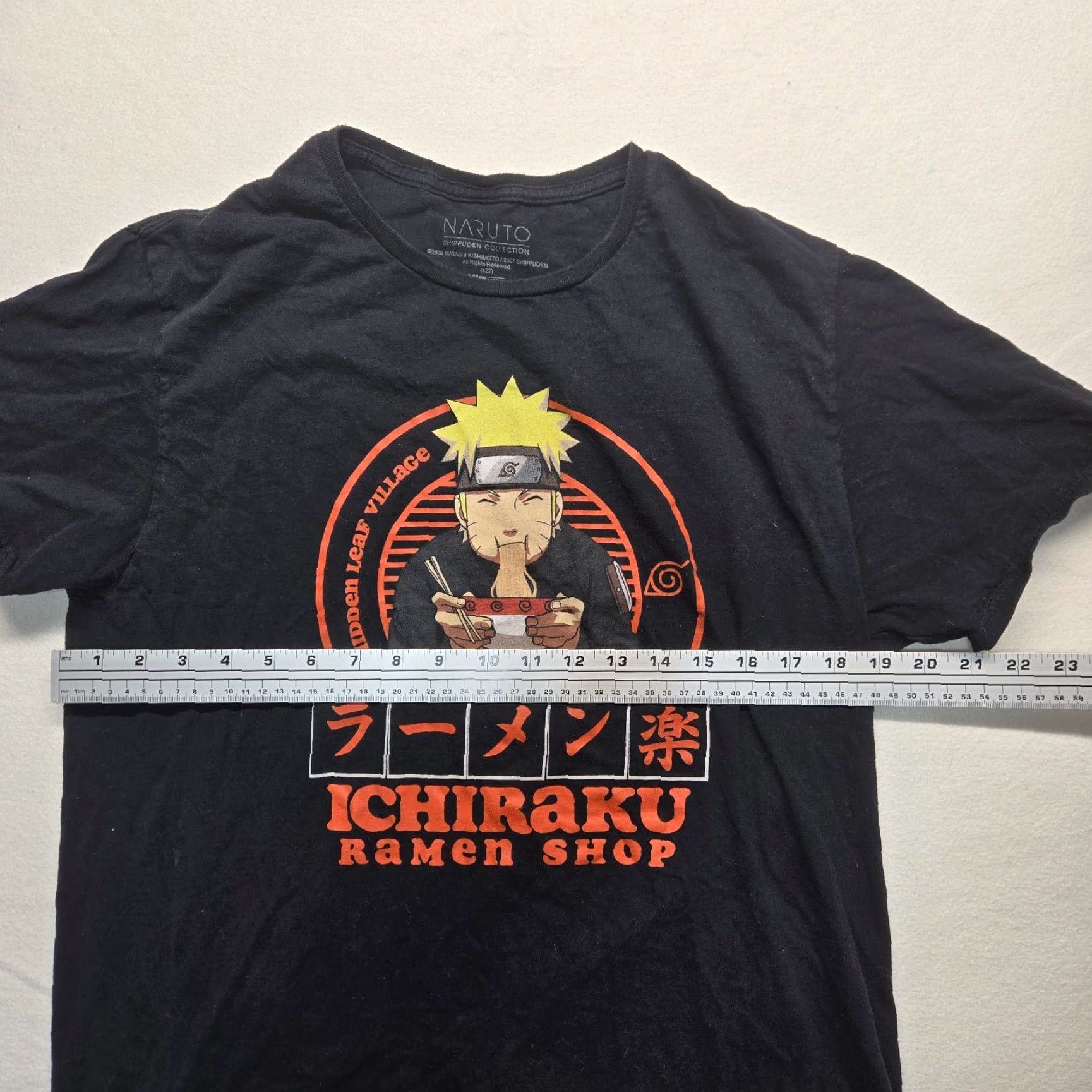 Vintage Naruto Shippuden Anime Shirt Ichiraku Ramen Shop Adult Men's T-Shirt L Large Black Naruto Shirt Bioworld Event Theme Anime Shirt Mens L Black Large Size US L / EU 52-54 / 3 - 4 Thumbnail
