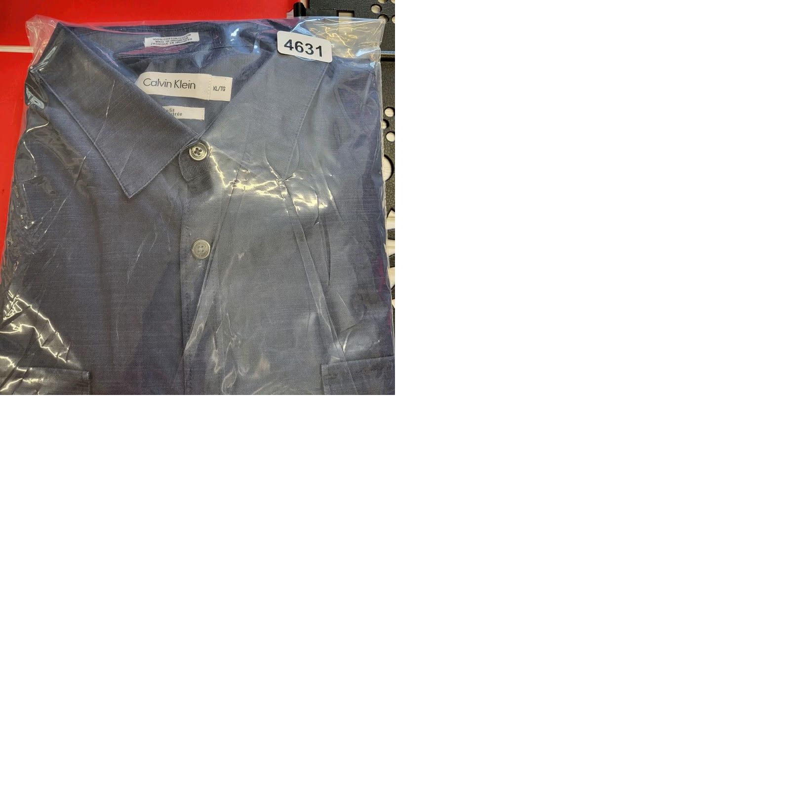 Calvin Klein Calvin Klein Shirt Men’s XL/TG Blue Slim Fit Two Front Pocket Button-Down 90s City Classic Designer Size US XL / EU 56 / 4 - 10 Thumbnail