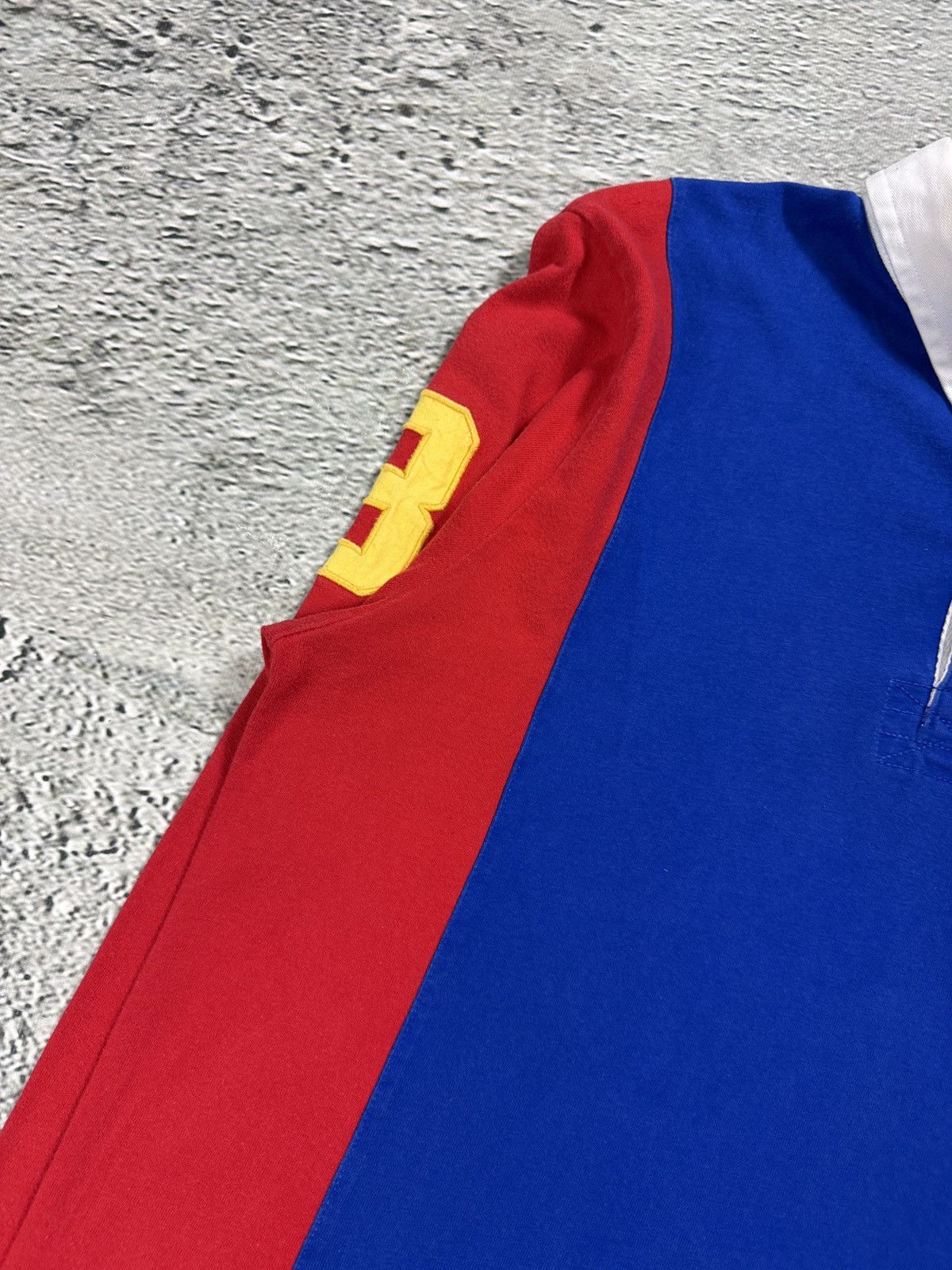 Polo Ralph Lauren Chief Keef Polo Ralph Lauren red blue longsleeve big pony Size US S / EU 44-46 / 1 - 2 Thumbnail