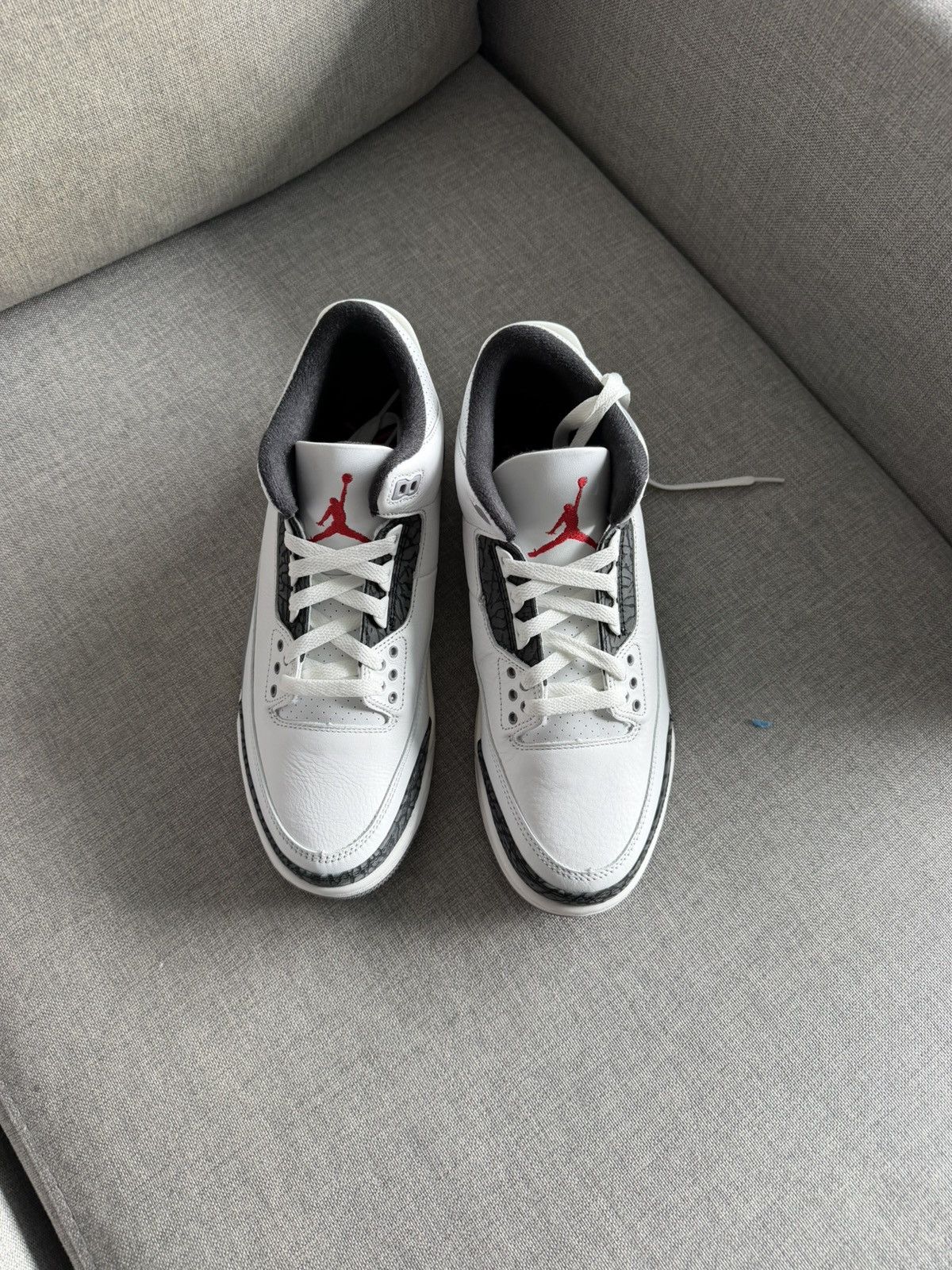 Jordan Brand Jordan Retro 3 Grey Cement Size US 9.5 / EU 42-43 - 4 Thumbnail