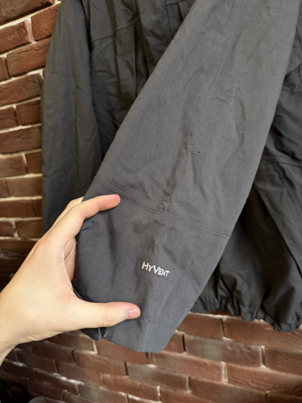 The North Face Rare The North Face TNF Hyvent Jacket Vintage Medium Grey Size US M / EU 48-50 / 2 - 3 Thumbnail