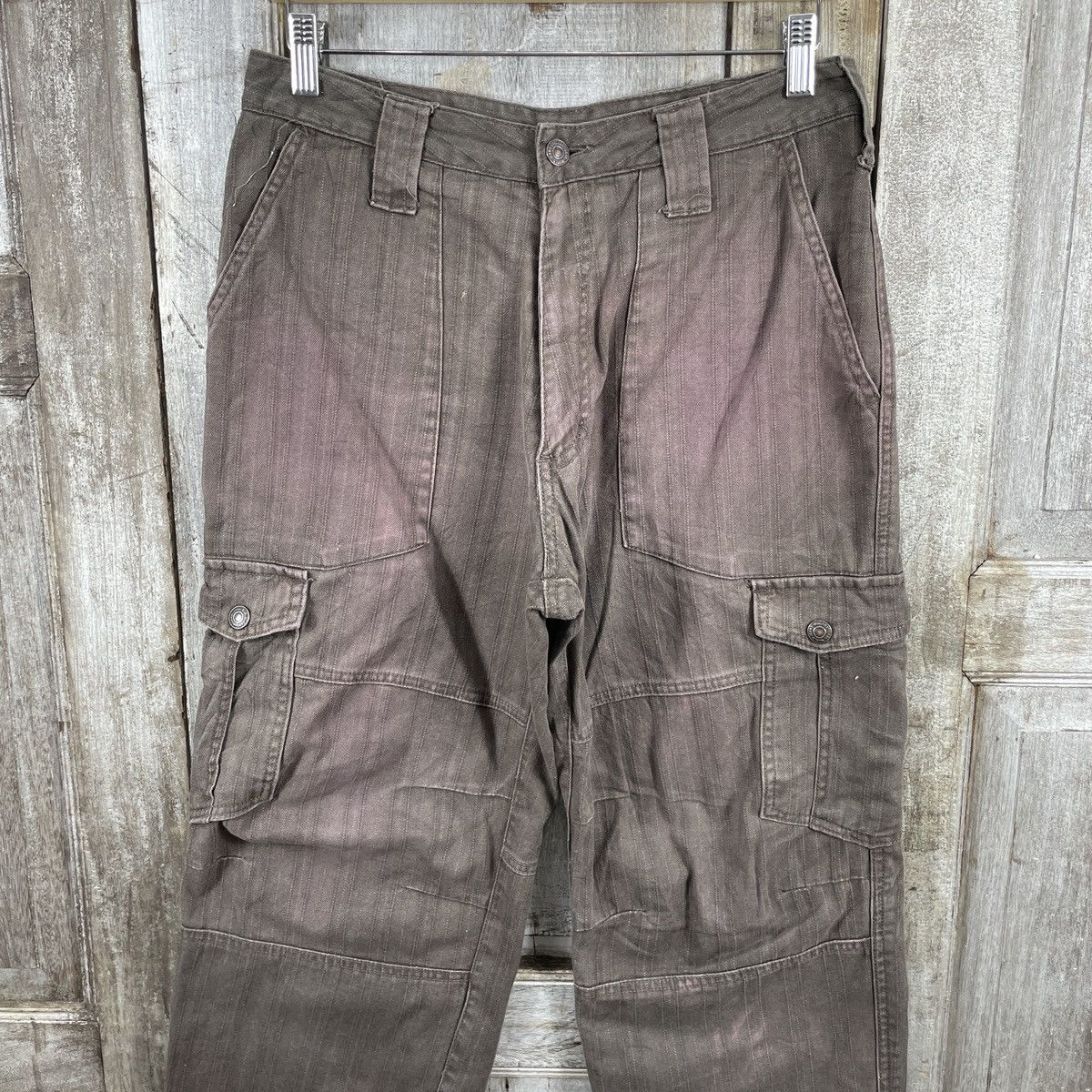 Japanese Brand × Vintage Vintage Japanese Brand Faded Cargo Pants Size US 30 / EU 46 - 4 Thumbnail