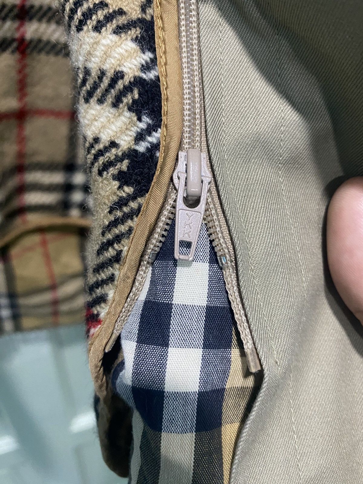Burberry Vtg Burberry Trench Coat Single Breasted Nova check Jacket Size US M / EU 48-50 / 2 - 11 Thumbnail