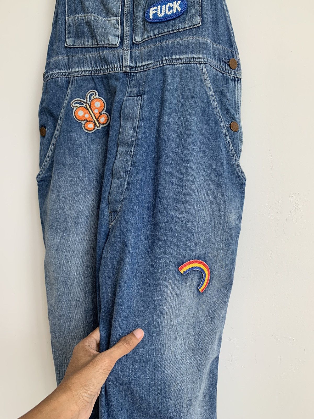 Hysteric Glamour Hysteric Glamour FUCK Denim Overall Size US 34 / EU 50 - 5 Thumbnail