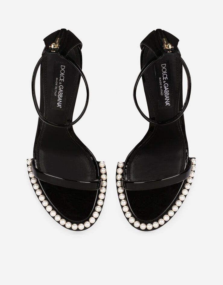 Dolce & Gabbana o1y0925 Spike Heel Sandals in Black Size US 8.5 / IT 38.5 - 4 Thumbnail