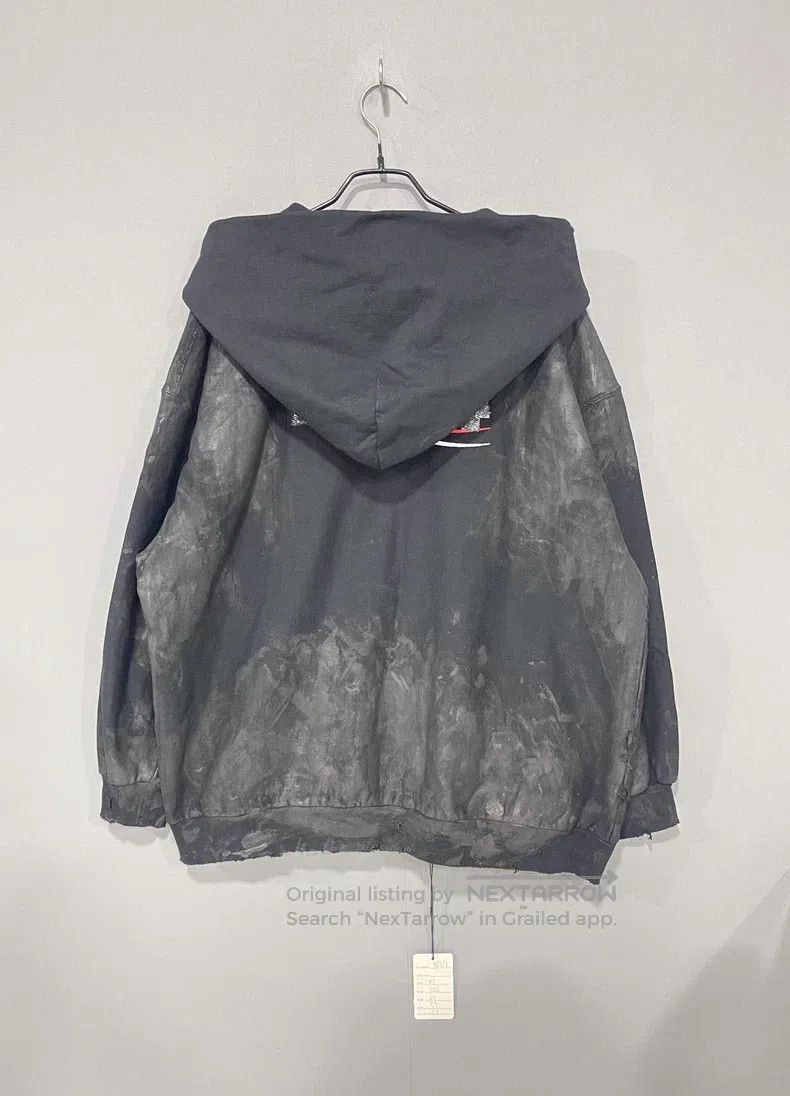 Balenciaga Balenciaga Cola logo mud-dyed distressed jacket with tape Size US L / EU 52-54 / 3 - 3 Thumbnail