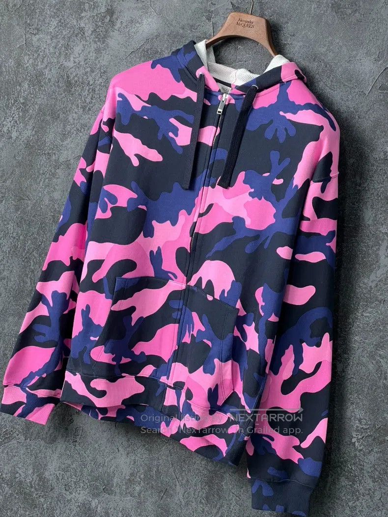 Valentino Valentino Camouflage drawstring hooded casual jacket Size US S / EU 44-46 / 1 - 7 Thumbnail