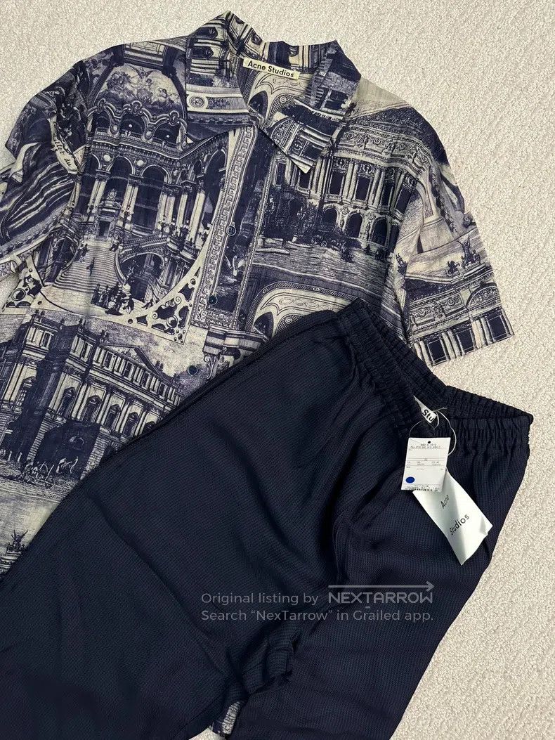 Acne Studios Acne Studios size 32 Painted Architectural Style Shirt, Lin Size US S / EU 44-46 / 1 - 5 Thumbnail