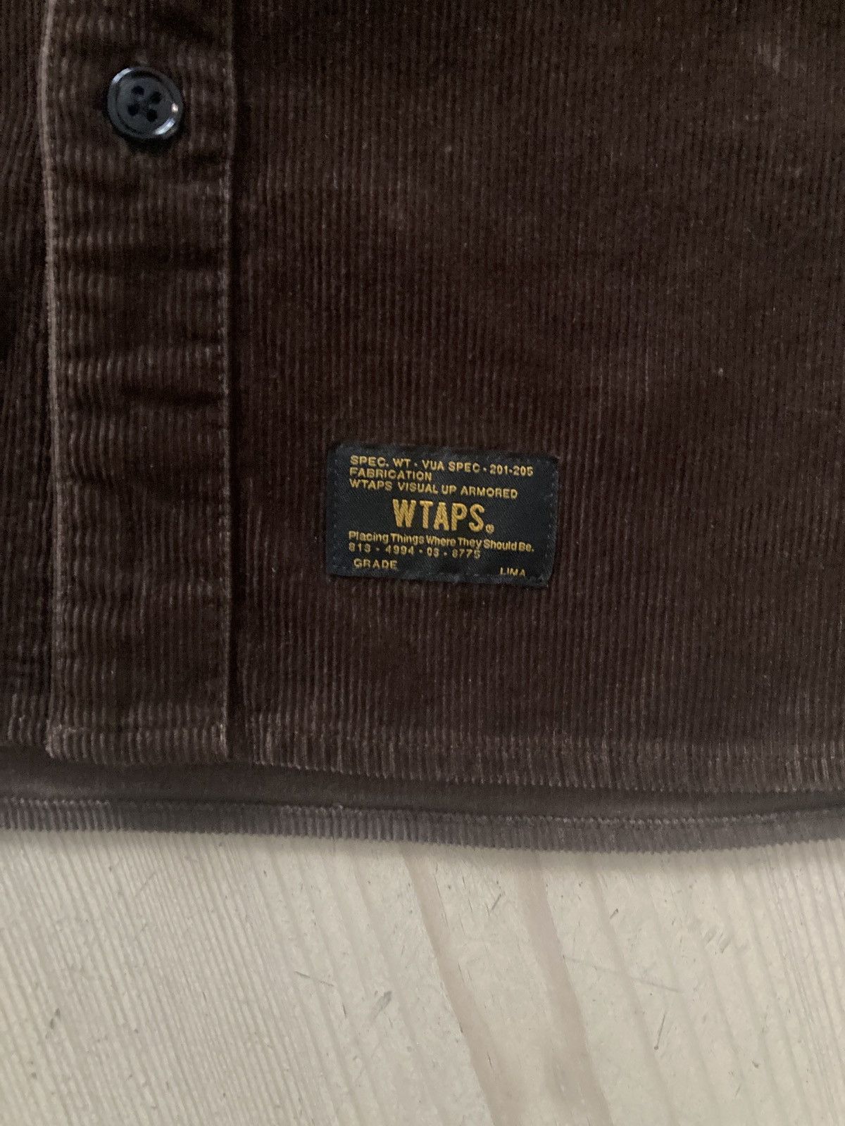 Wtaps Corduroy shirt/overshirt Size US M / EU 48-50 / 2 - 3 Thumbnail