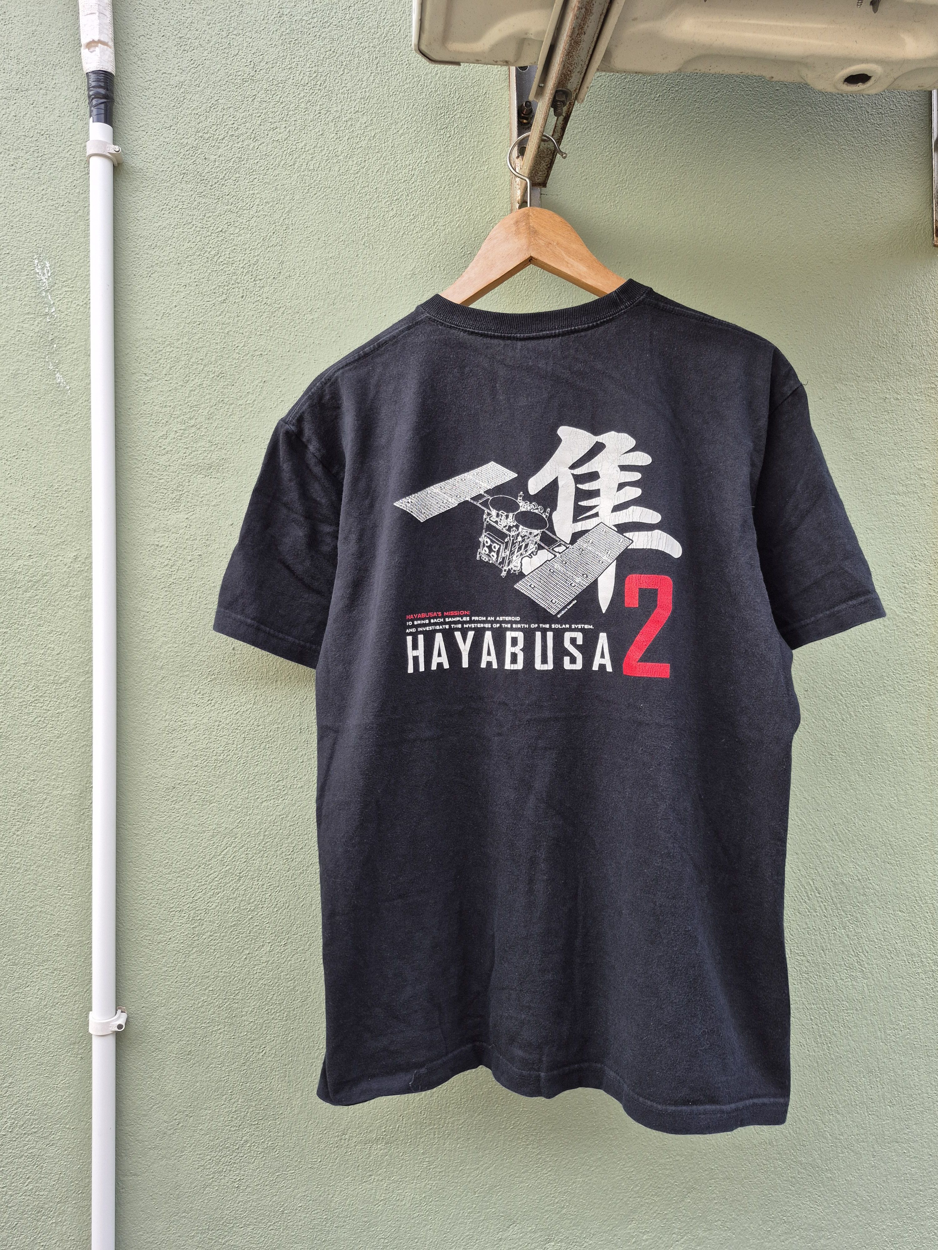 Japanese Brand 🔥 Hayabusa 2 Japan Aircraft Tech Tee Size US L / EU 52-54 / 3 - 1 Thumbnail