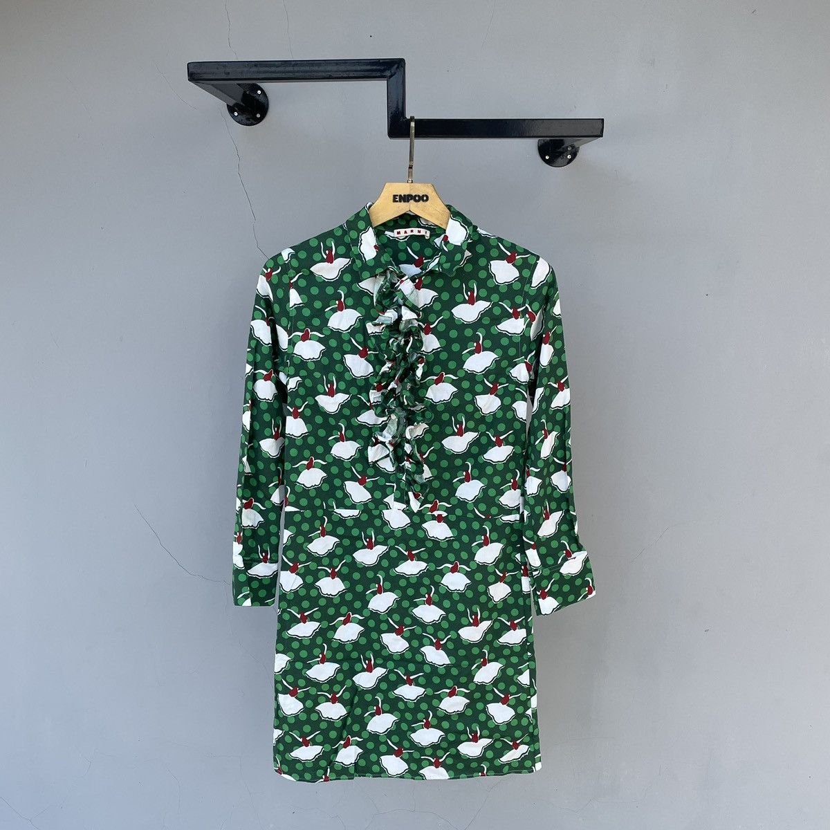 Marni Marni Ballerina Print Dress Size S / US 4 / IT 40 - 1 Thumbnail
