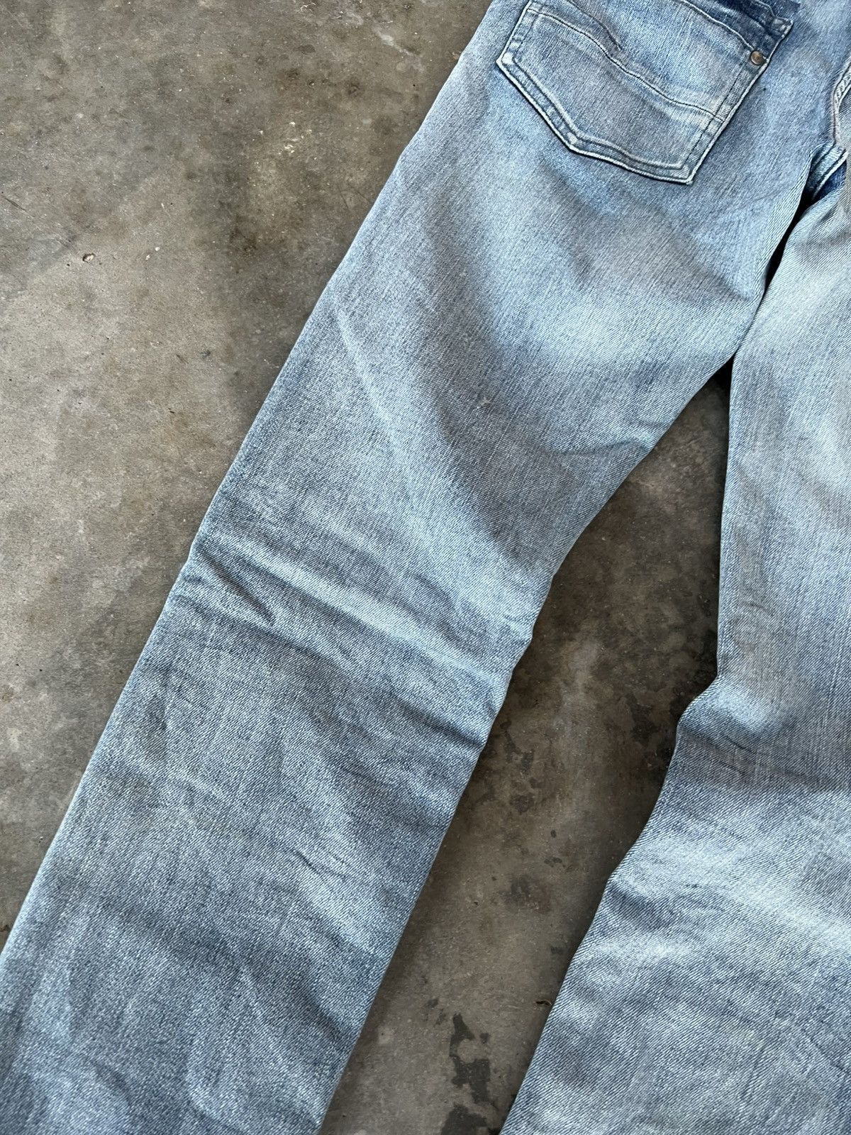 If Six Was Nine × Tornado Mart TORNADO MART FADED WASHED DISTRESS JEANS VERY RARE Size US 32 / EU 48 - 9 Thumbnail