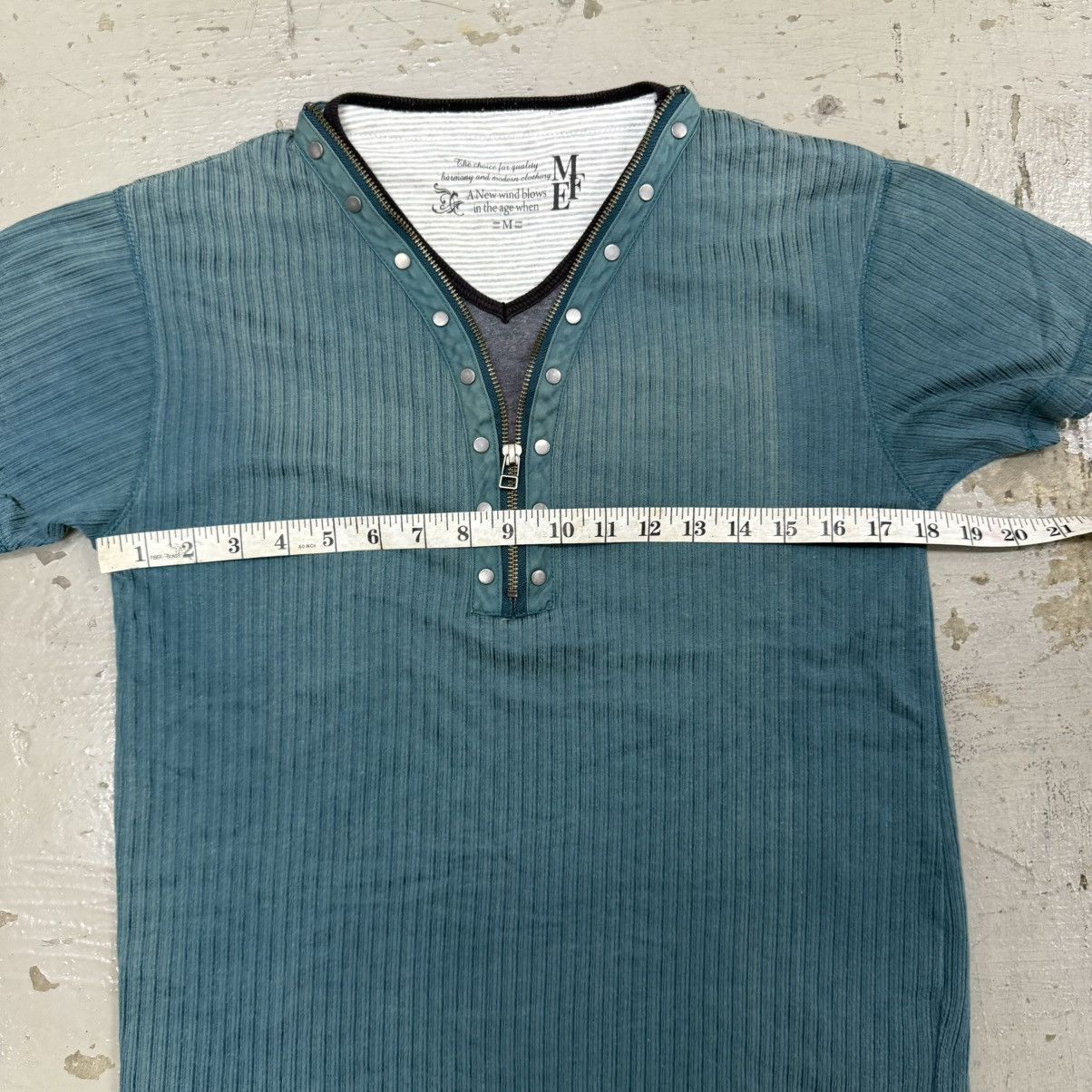 14th Addiction Double Layer Henley Half Full Zipper Tee Satoshi Size US S / EU 44-46 / 1 - 3 Thumbnail