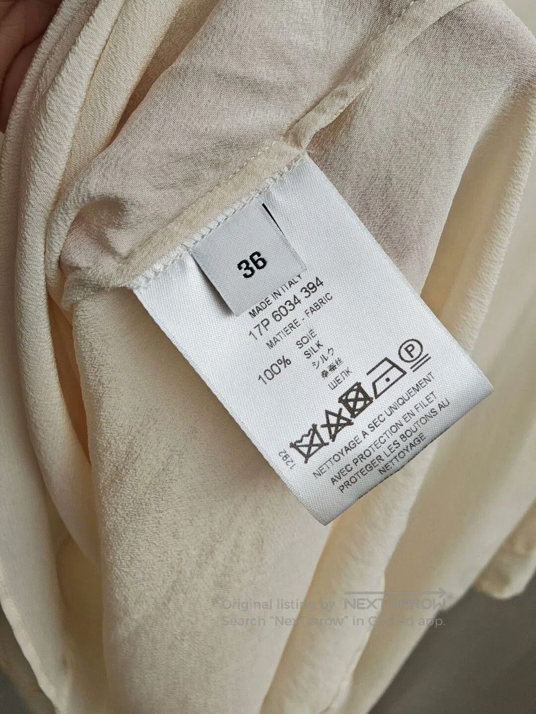 Givenchy Givenchy Silk Pearl Button Blouse. Size US M / EU 48-50 / 2 - 7 Thumbnail