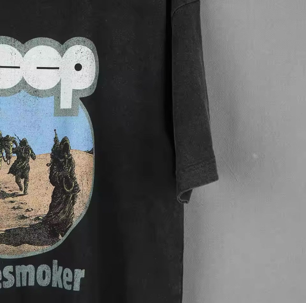 Japanese Brand × Vintage Dopesmoker "SLEEP" Graphic Printed Cotton Tshirt Size US XL / EU 56 / 4 - 3 Thumbnail