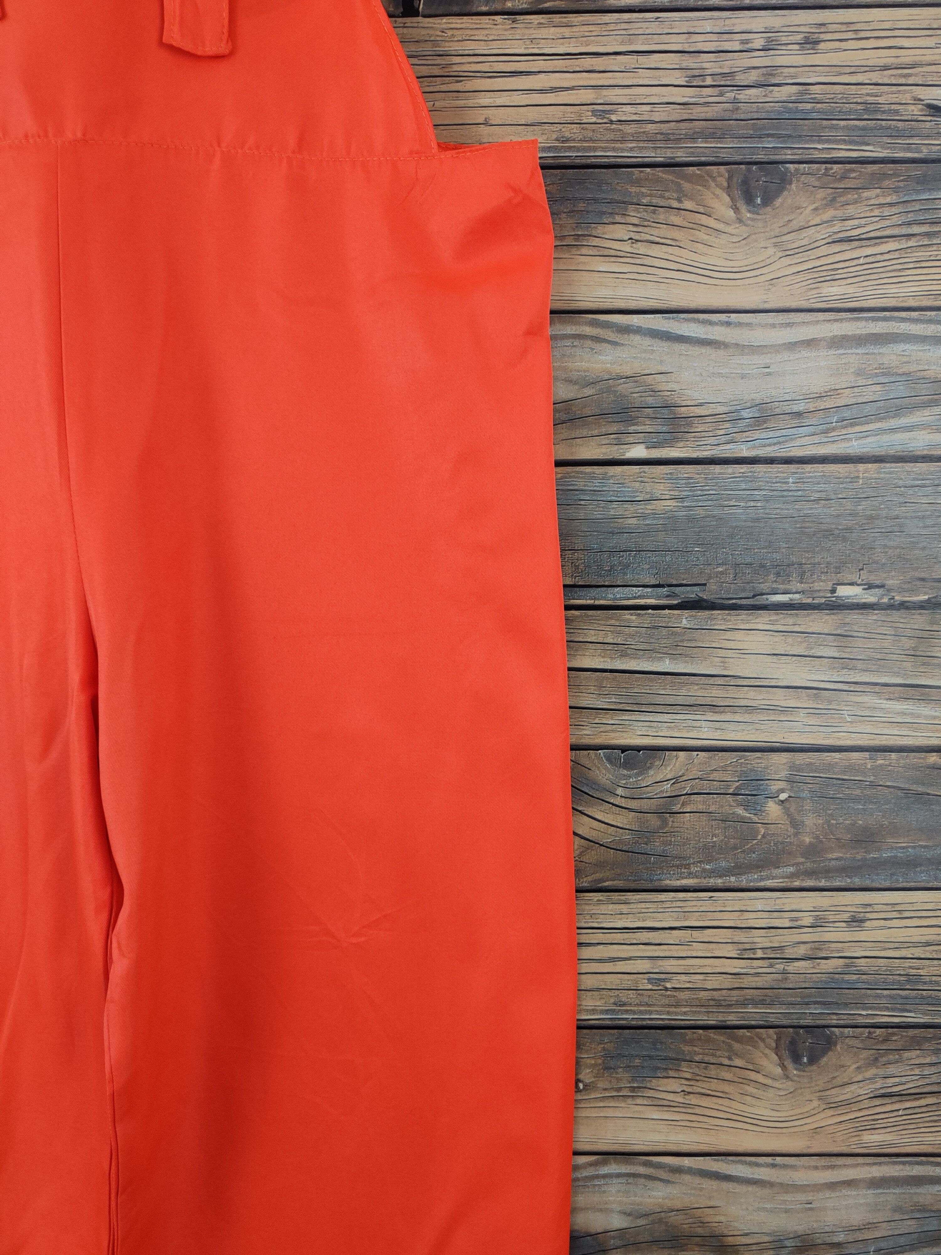 Japanese Brand × Vintage Vintage Japanese Brand Orange Adjustable Strap Jumpsuits Size 37" - 8 Thumbnail