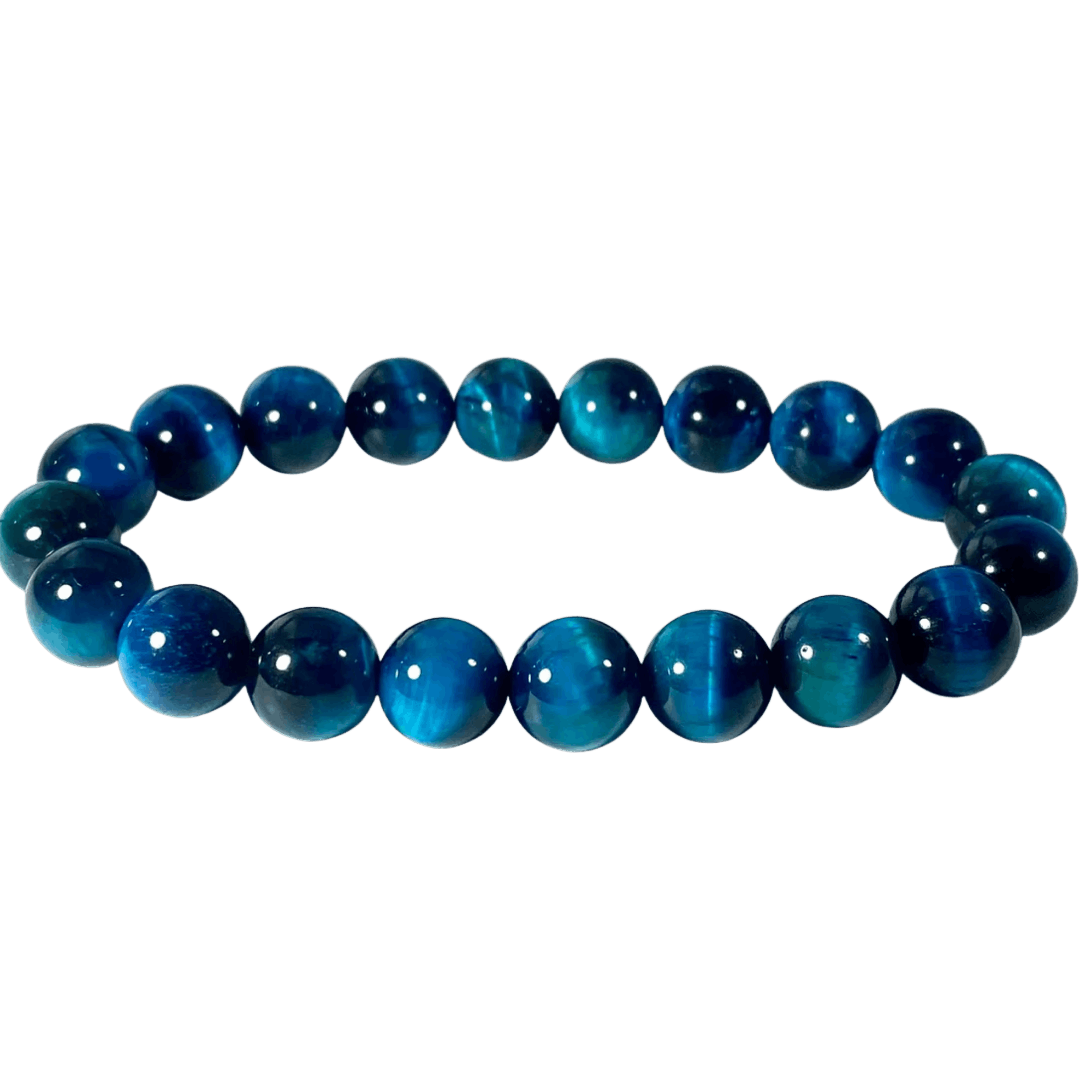 Other Blue Tiger Eye Bracelet | Natural Deep Blue Stone Size ONE SIZE - 1 Thumbnail