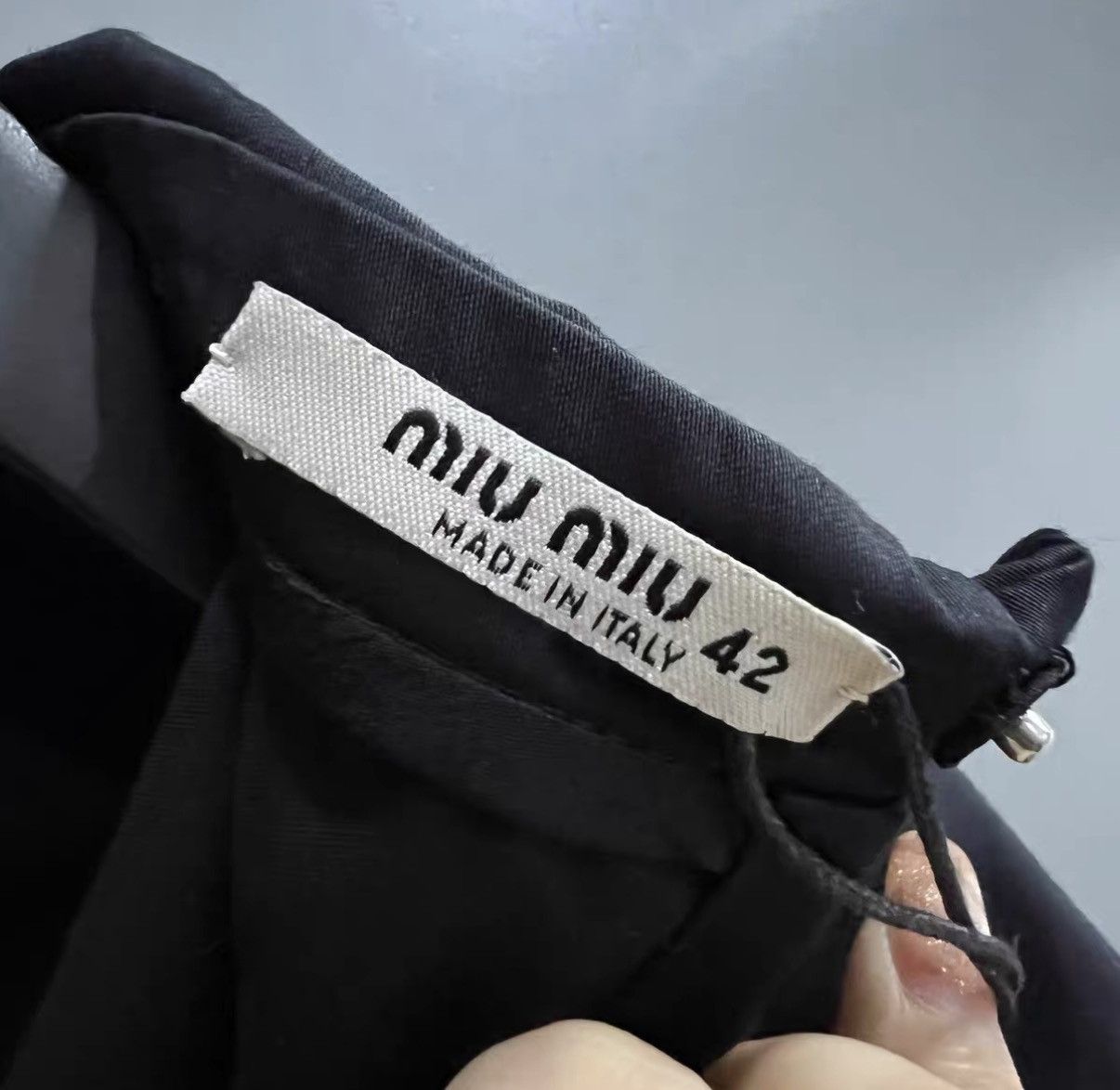 Miu Miu Miu Miu Black Embroidered Doll Collar Dress J41 Size M / US 6-8 / IT 42-44 - 4 Thumbnail