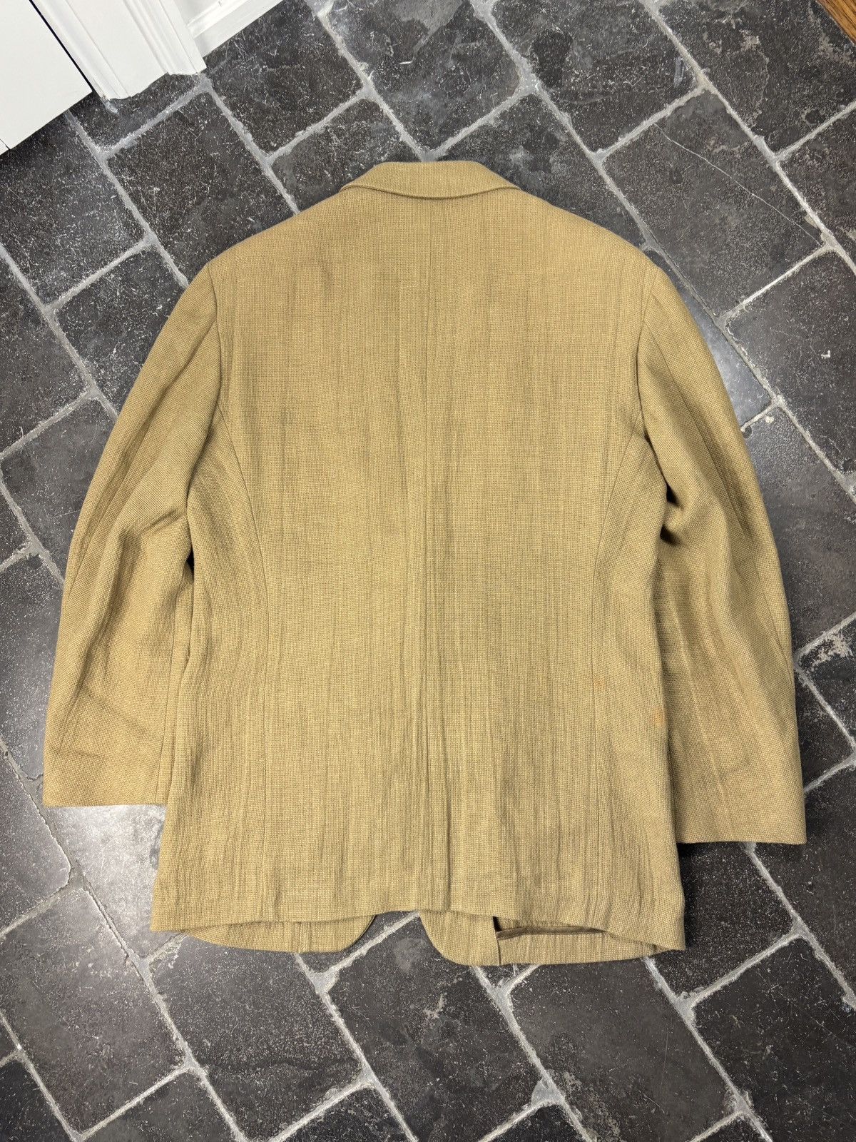 Giorgio Armani 90s Giorgio Armani Linen Jacket Vintage Le Collezioni Blazer Size 40R - 8 Thumbnail