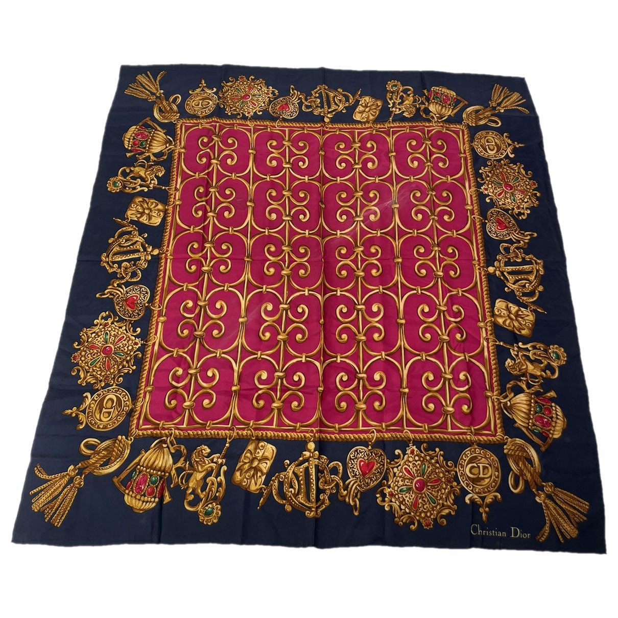 Dior Mitzah Oblique Other Silk Scarf Size ONE SIZE - 1 Thumbnail
