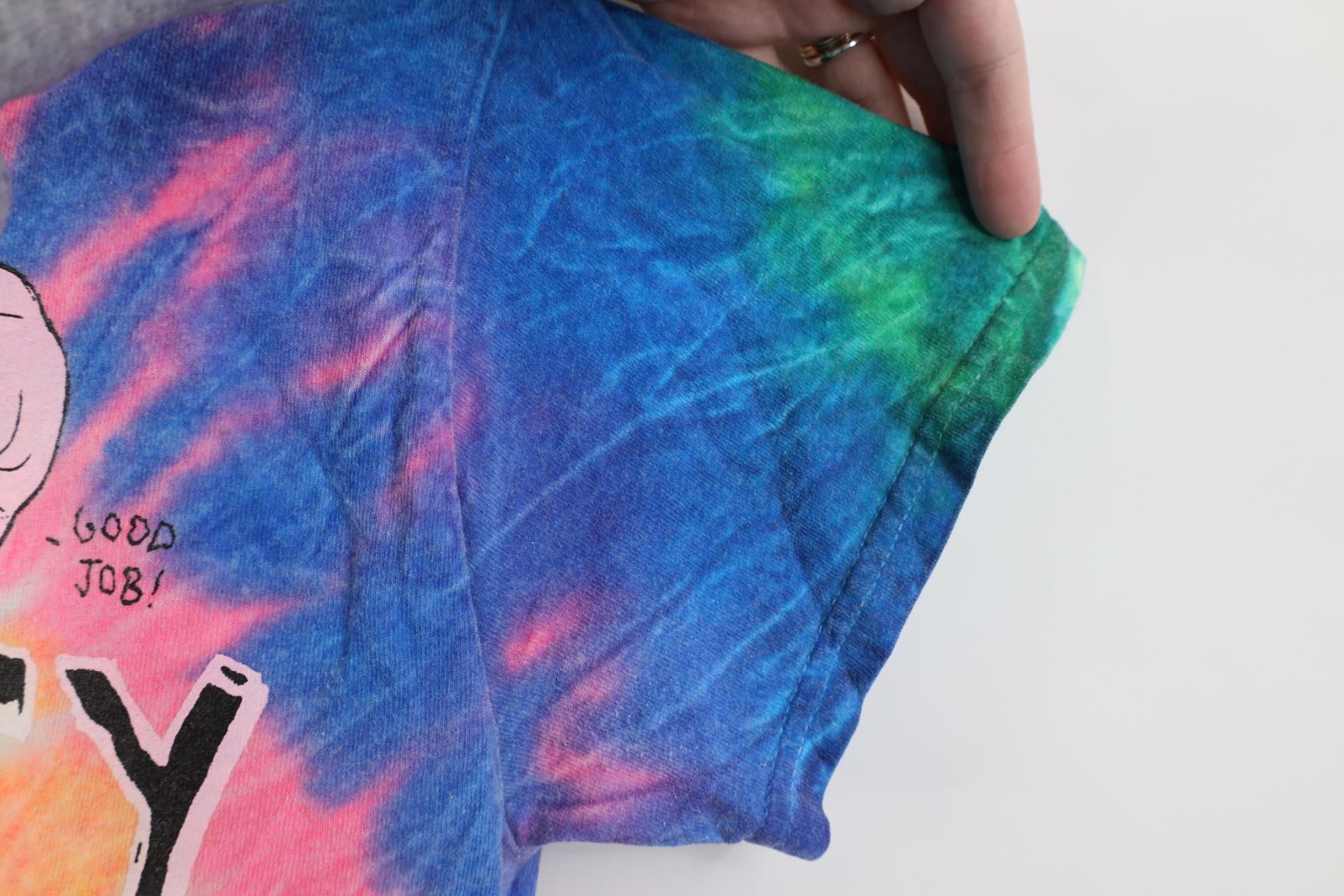 Vintage Y2K Rick and Morty Get Schwifty Tie Dye Short Sleeve T-Shirt Size US S / EU 44-46 / 1 - 11 Thumbnail