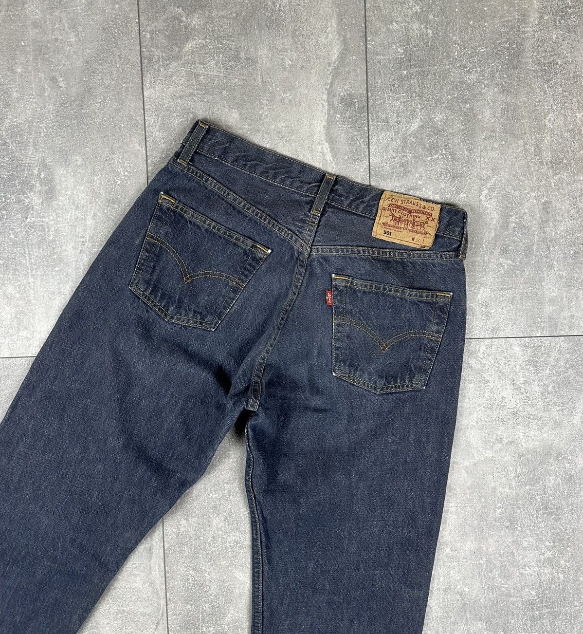 Levi's Levis 501 Silver Vintage Retro Denim Jeans Pants Size US 30 / EU 46 - 3 Thumbnail