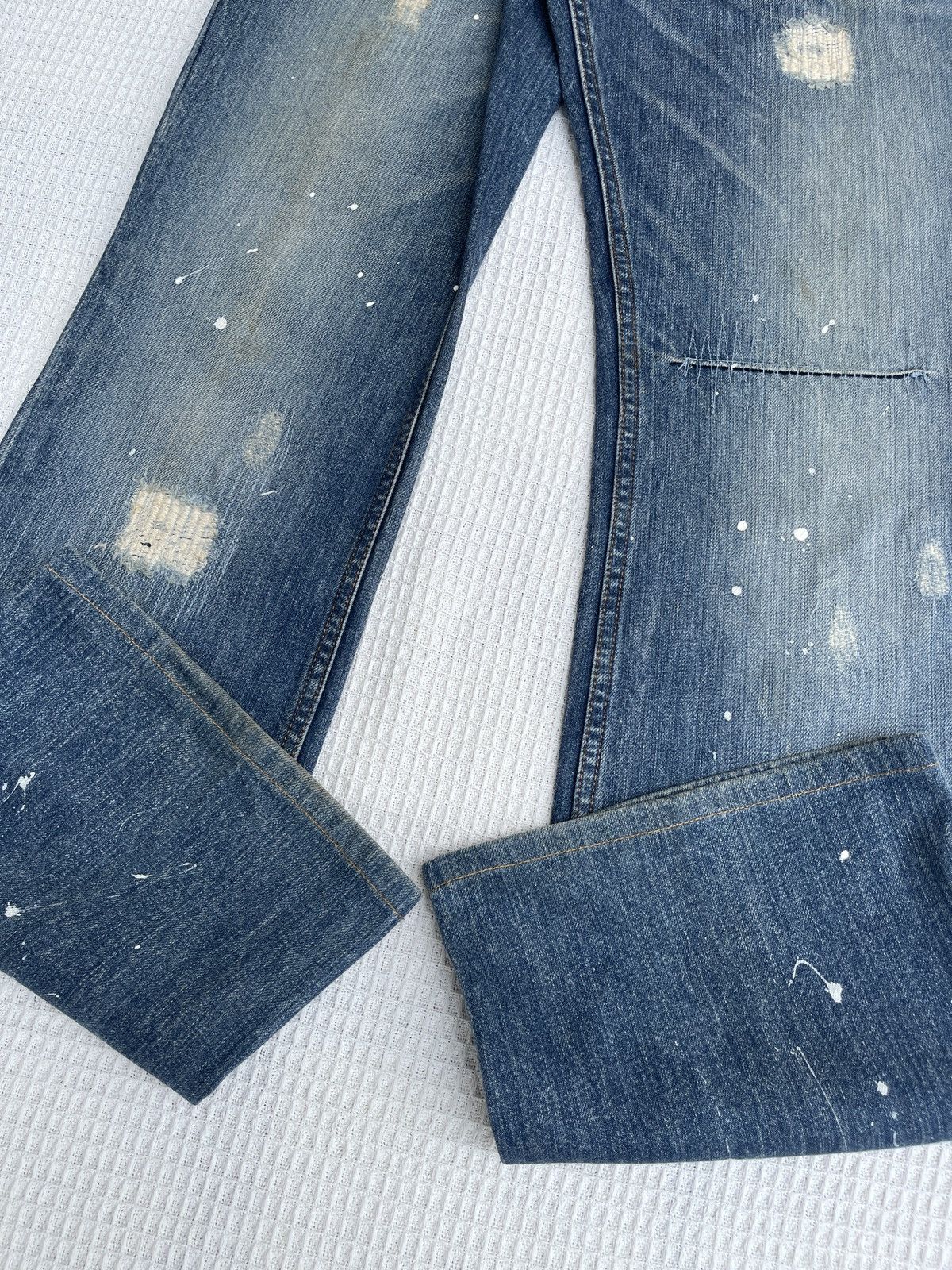 Hysteric Glamour Vintage90’s🔥Modern Lovers🔥Distressed Flare Jeans Japan Size US 33 - 7 Thumbnail
