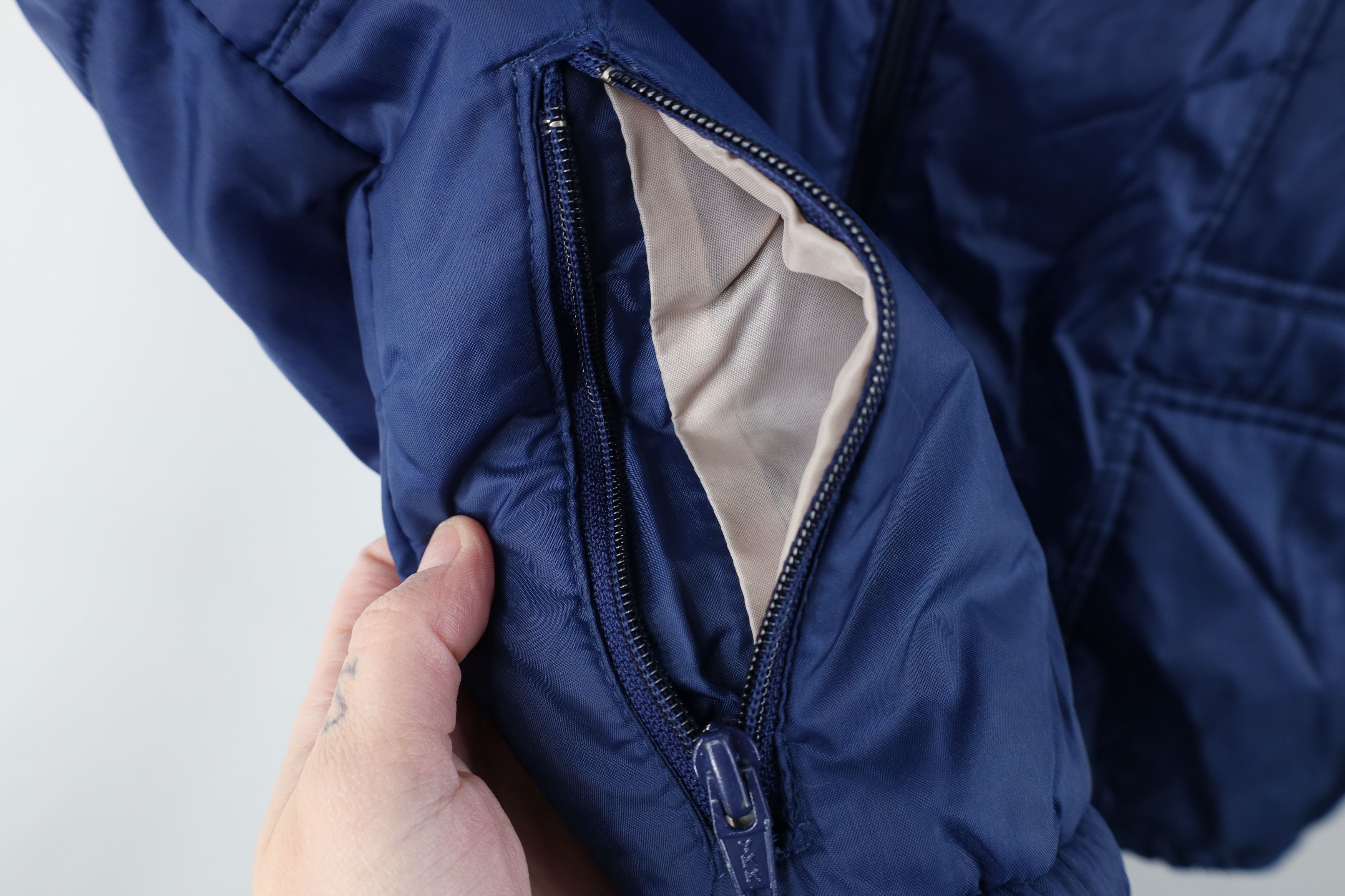 Vintage Vintage 70s Streetwear Full Zip Puffer Vest Jacket Blue Size US XL / EU 56 / 4 - 7 Thumbnail