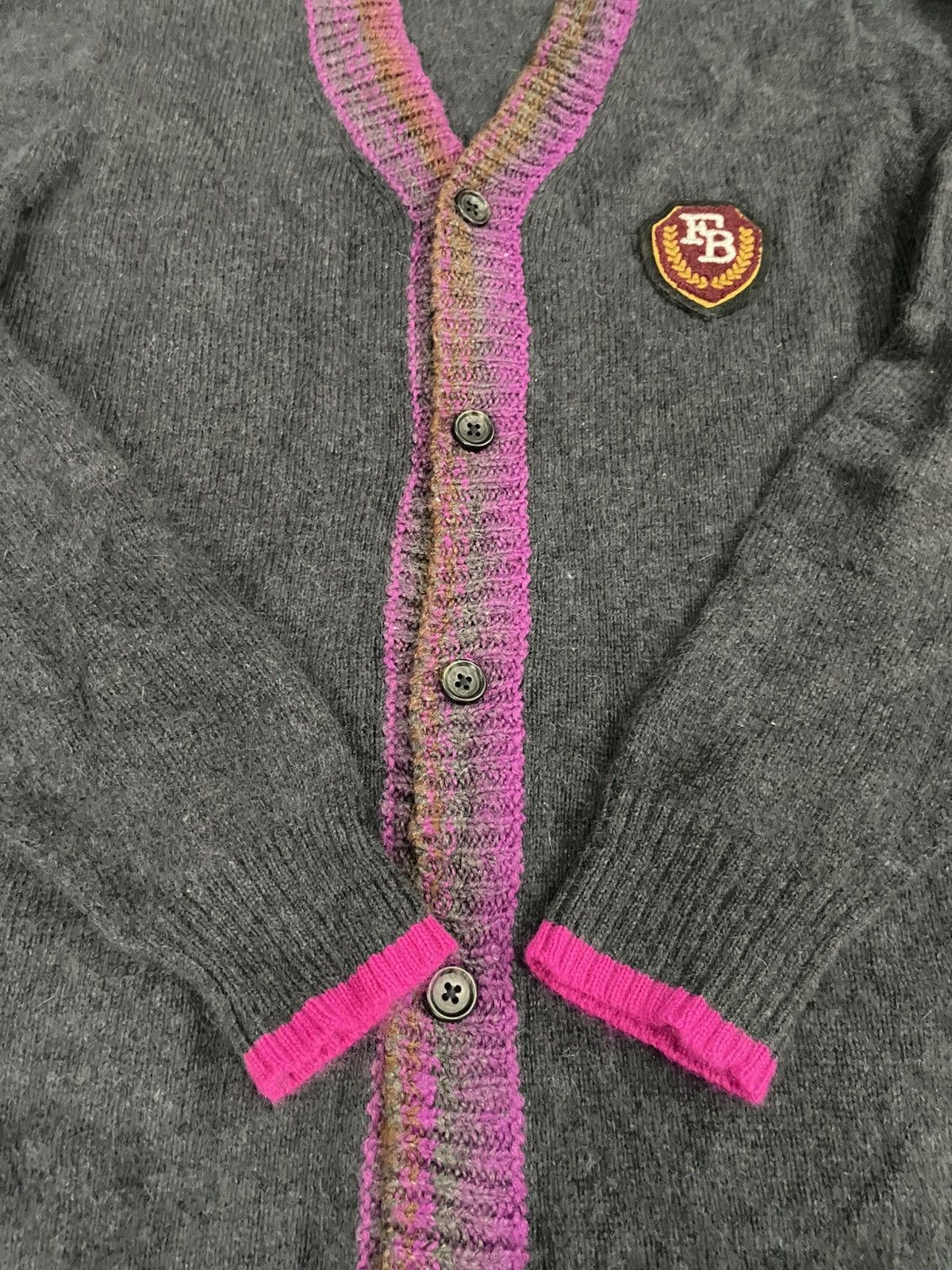 Issey Miyake FRAPBOIS Half Wool Hooded Buttons Up Cardigan Size US L / EU 52-54 / 3 - 3 Thumbnail