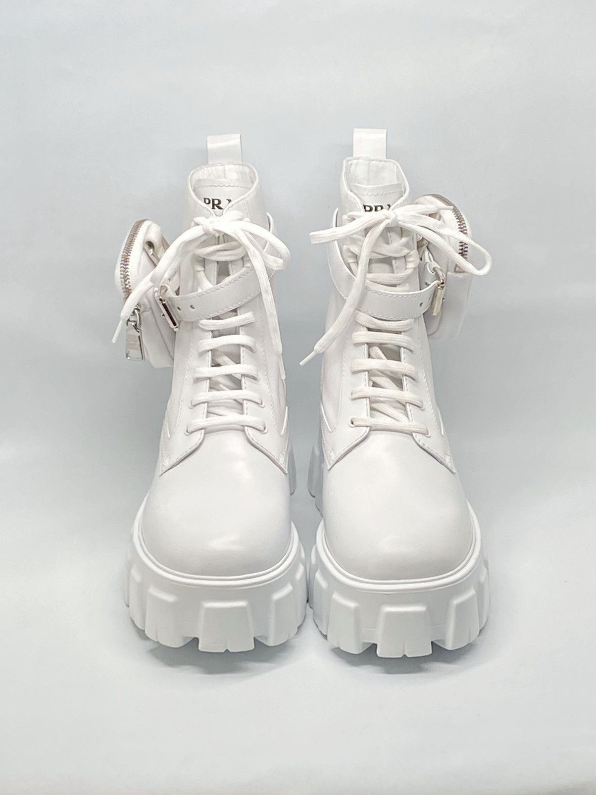 Prada Prada Monolith Leather and Re-Nylon Boots with Pouch size 40 Size US 10 / IT 40 - 2 Thumbnail