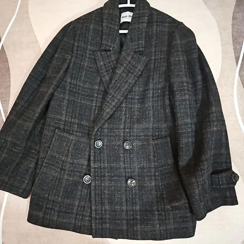 Miu Miu Grey Wool Women’s Coat 0089