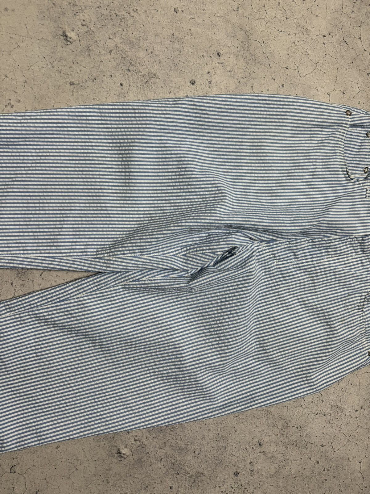 Versace Jeans Couture Versace Jeans Couture Striped Blue Luxury Pants Trousers Size US 31 - 4 Thumbnail