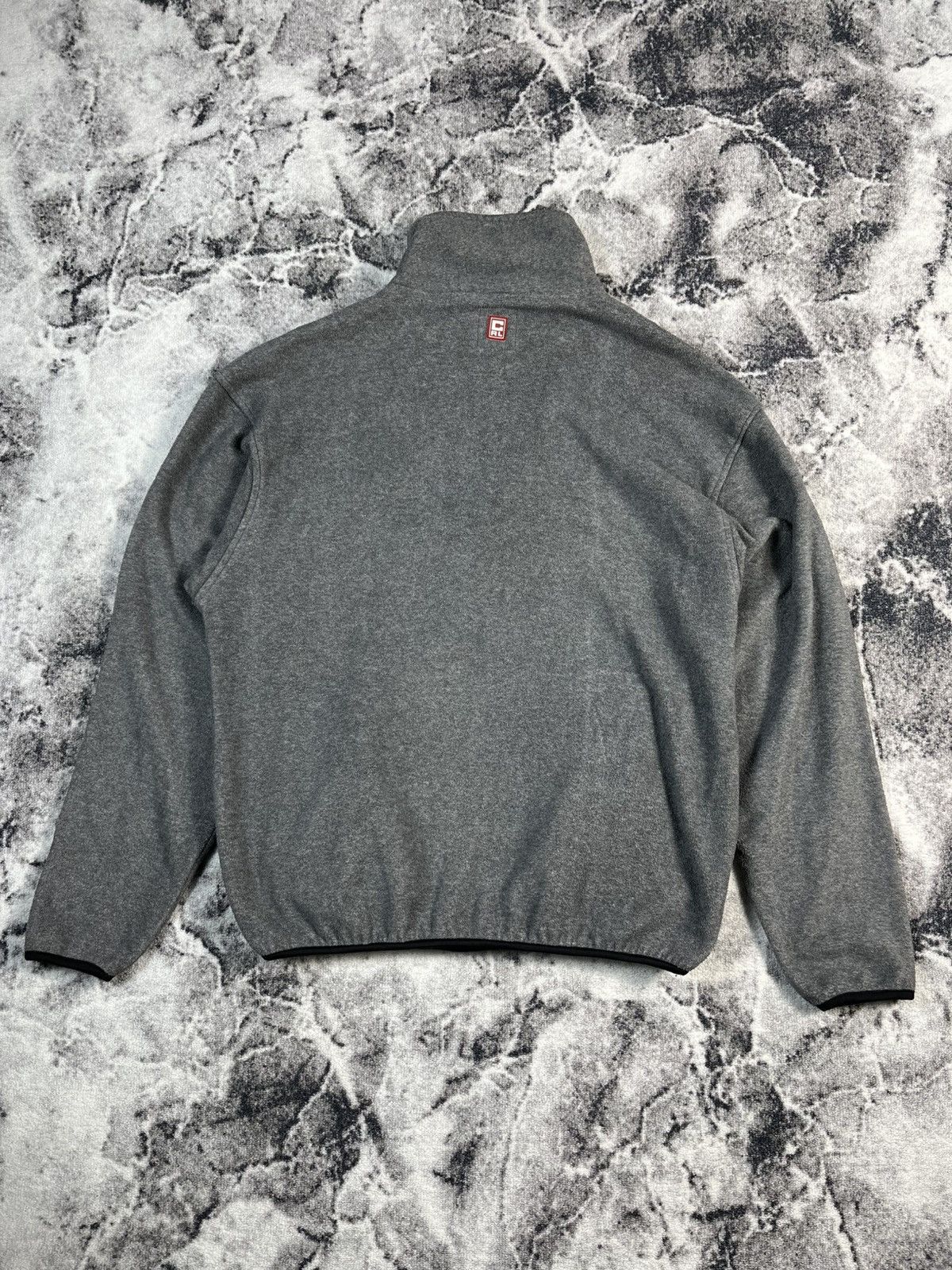 Polo Ralph Lauren Chaps Ralph Lauren Grey Quarter Zip Fleece Jacket Pullover Size US M / EU 48-50 / 2 - 9 Thumbnail
